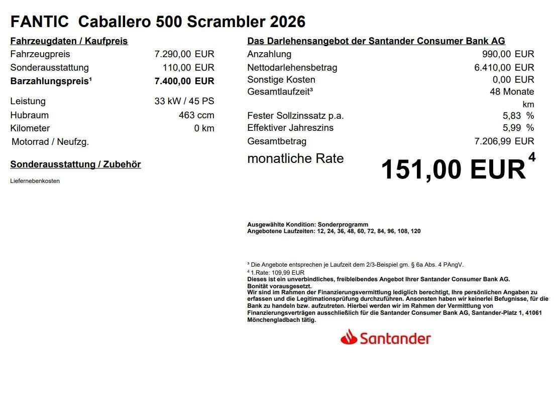 Fantic Caballero Scrambler 500 Mit neuem "Herz" 2026 "Made in Italia"
