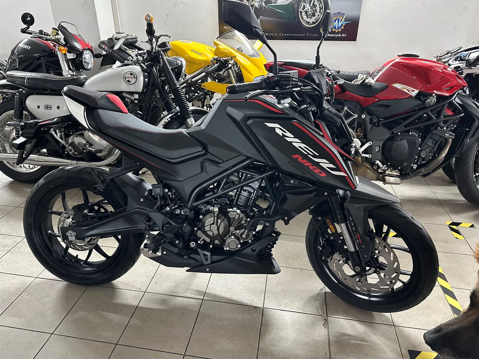 Rieju NKD 125 Gierig mit Top Verarbeitung