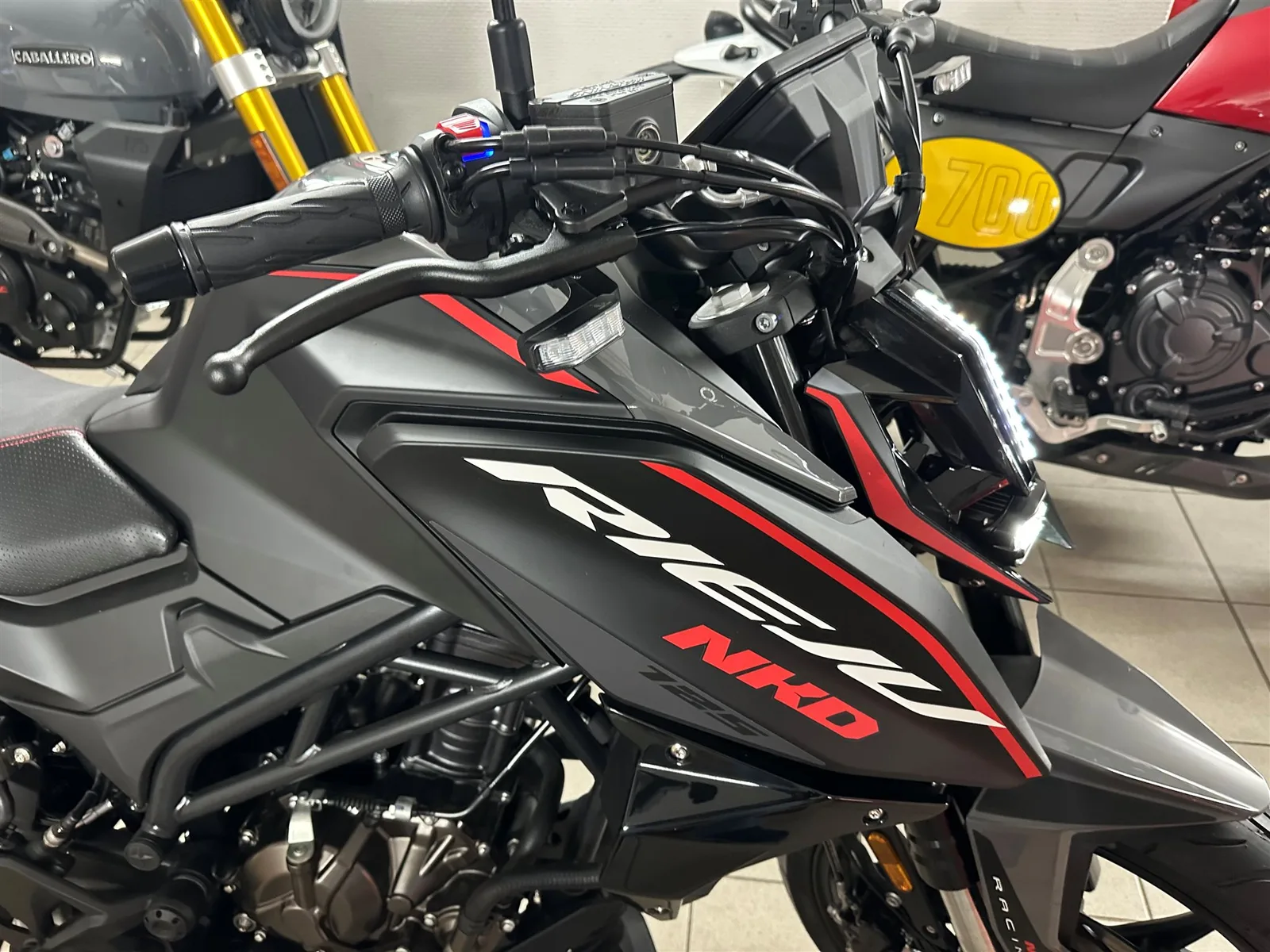 Rieju NKD 125 Gierig mit Top Verarbeitung
