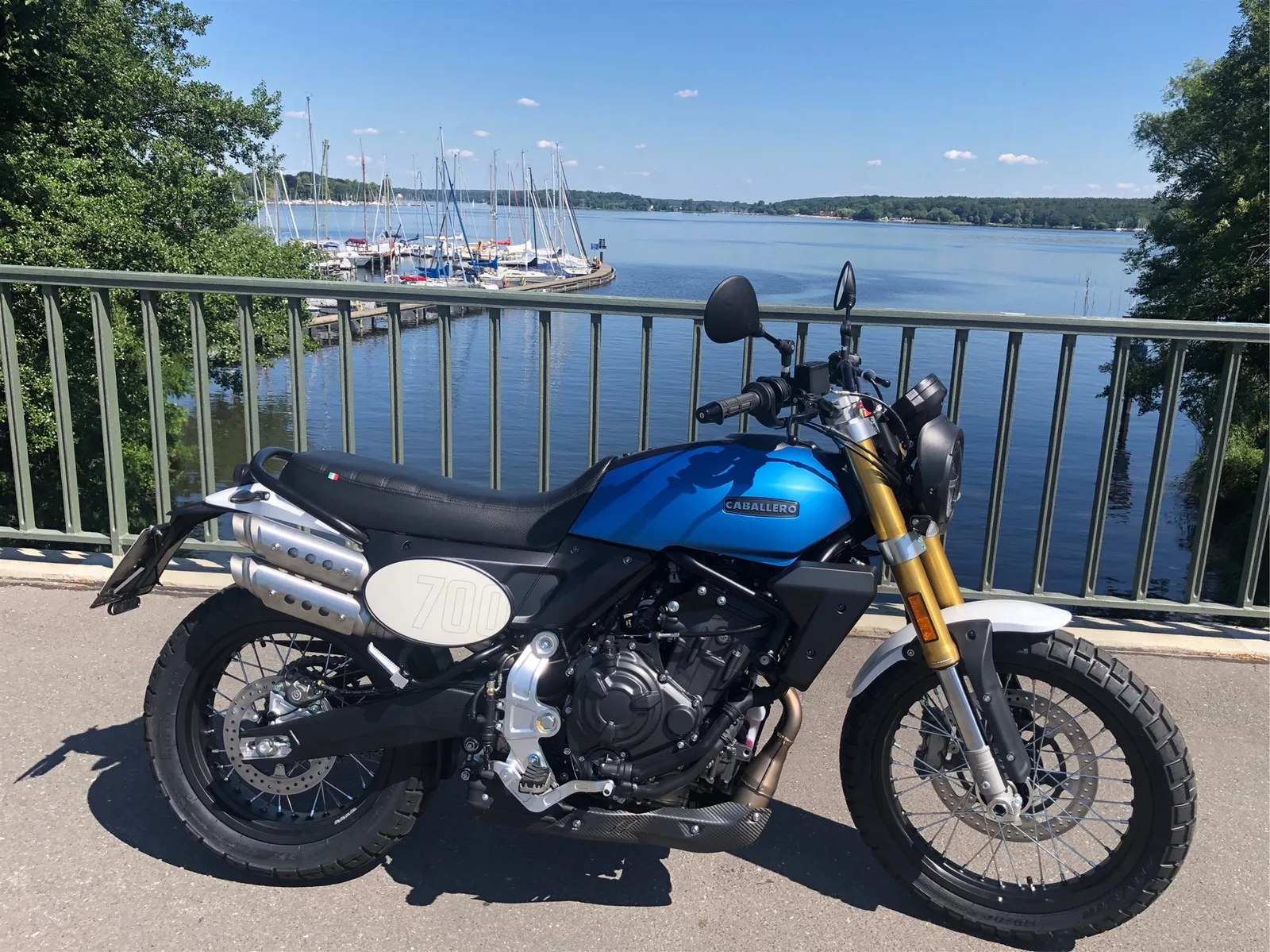 Fantic Caballero 700 Schicker Scrambler Euro 5+ "Made in Italia" ab November !