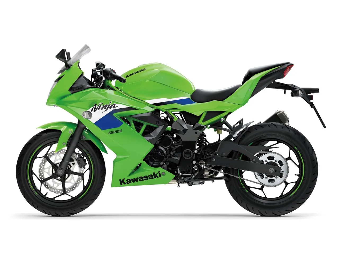 Kawasaki Ninja 125 Schwarz und Silber sofort verfügbar