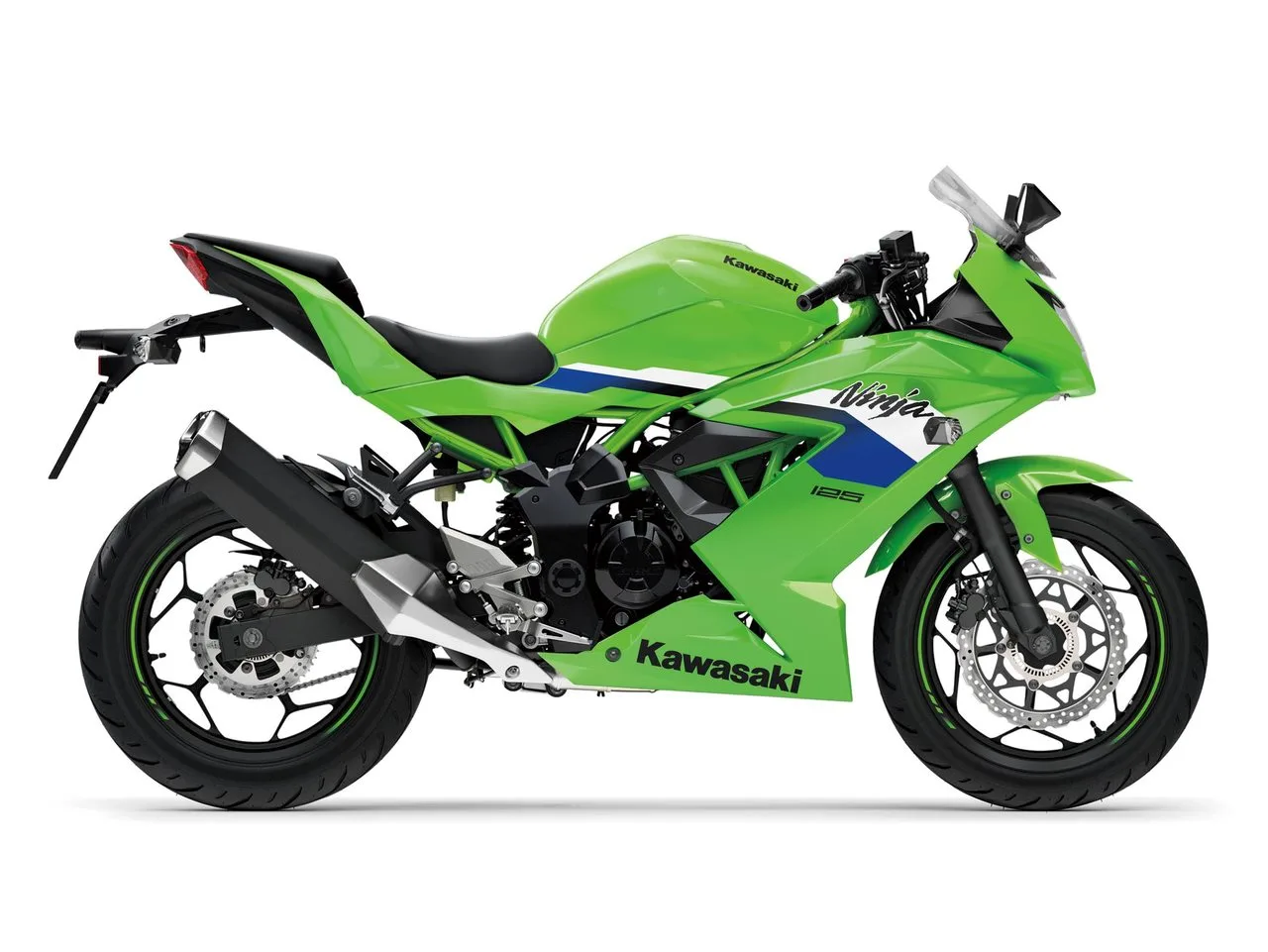 Kawasaki Ninja 125 Schwarz und Silber sofort verfügbar