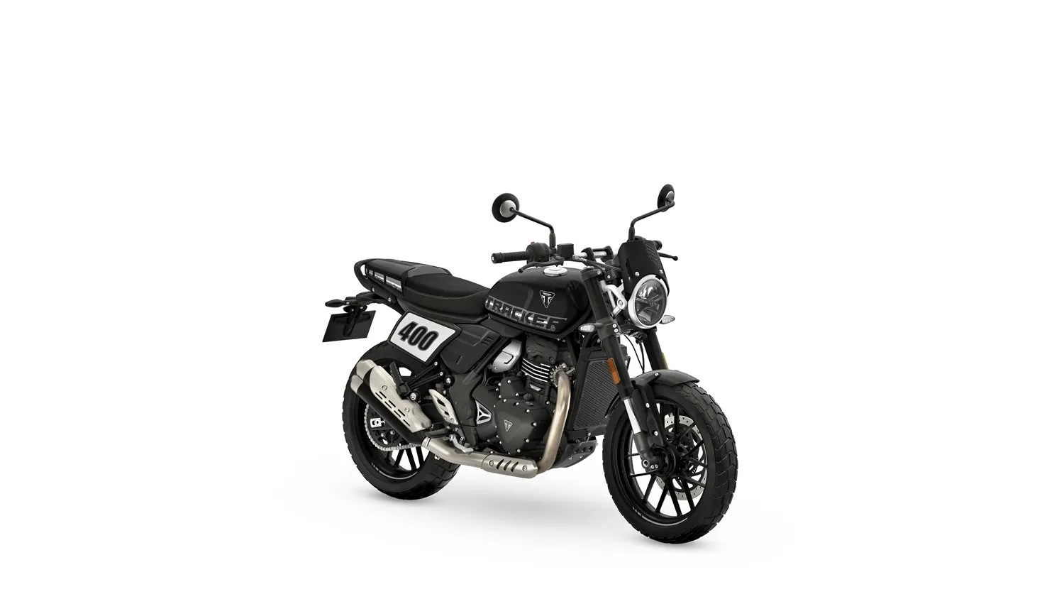 Triumph Tracker 400 - Flat-Track- Charakter