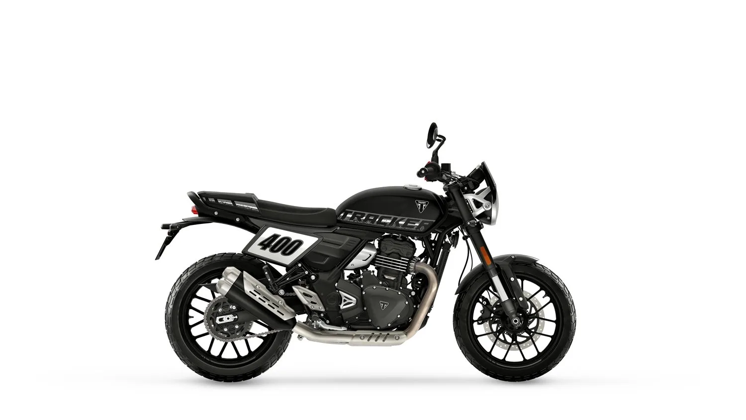Triumph Tracker 400 - Flat-Track- Charakter