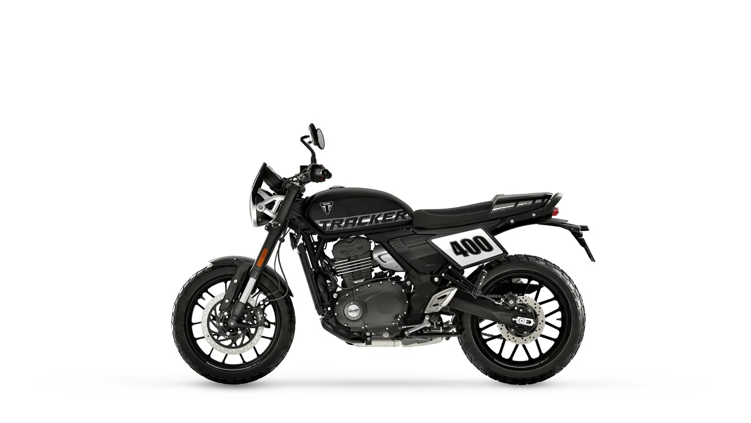 Triumph Tracker 400 - Flat-Track- Charakter