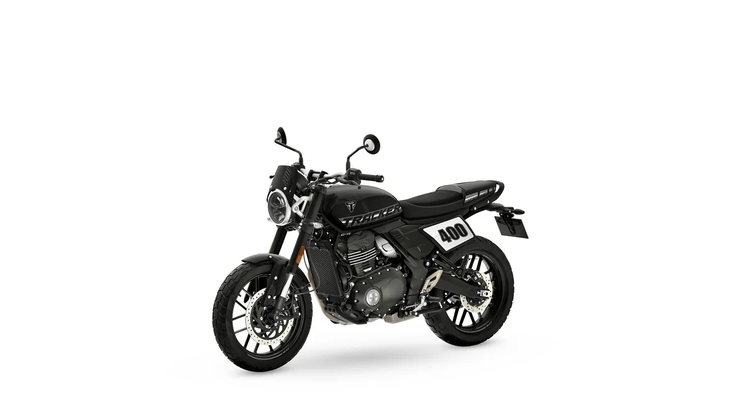 Triumph Tracker 400 - Flat-Track- Charakter