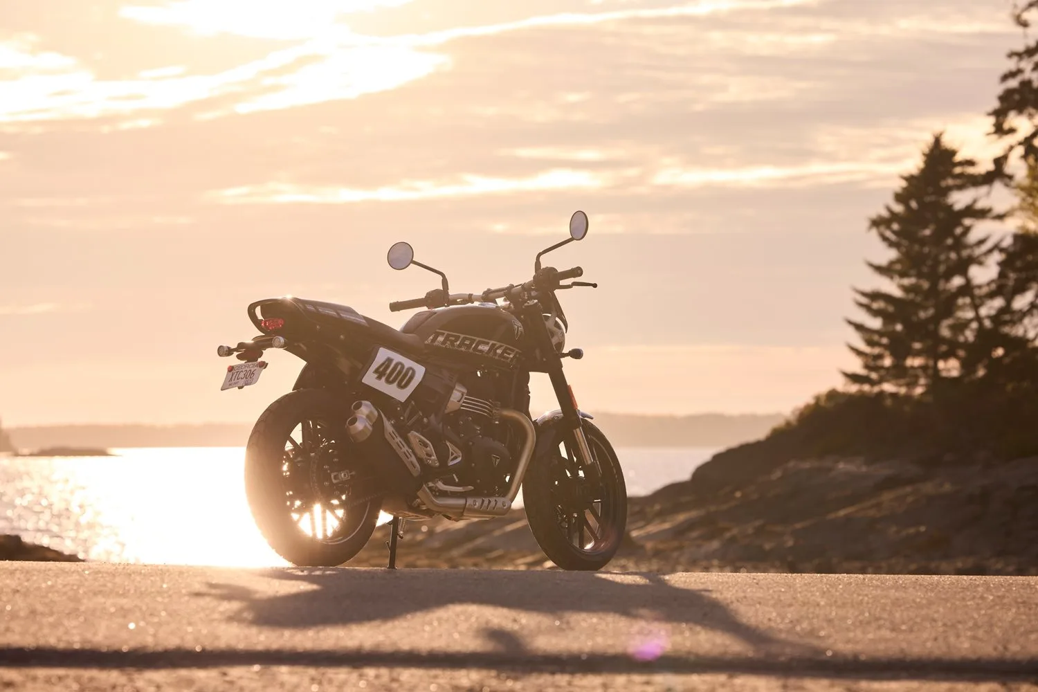 Triumph Tracker 400 - Flat-Track- Charakter