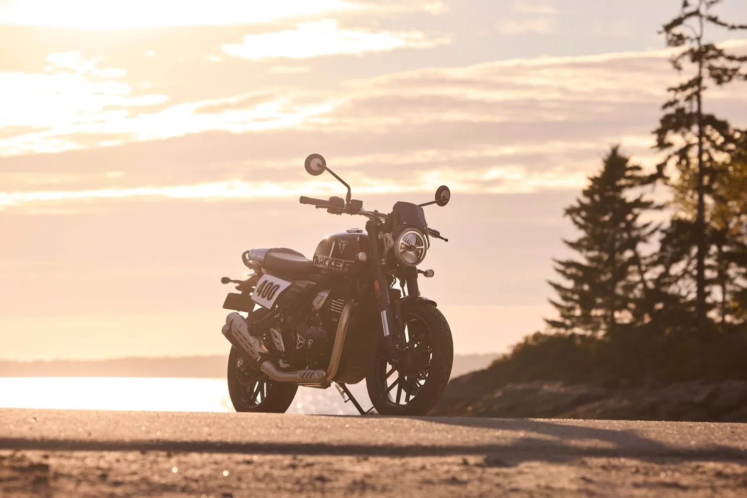 Triumph Tracker 400 - Flat-Track- Charakter