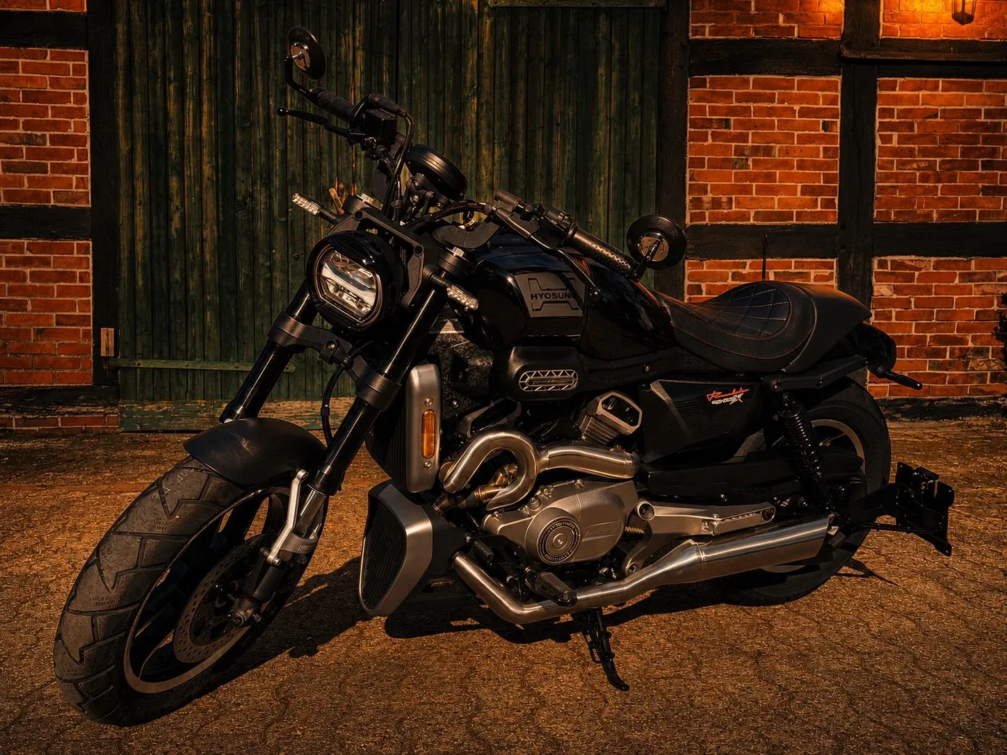 Hyosung GV 125 X ABS inkl. Umbau Kennzeichenhalter I B196