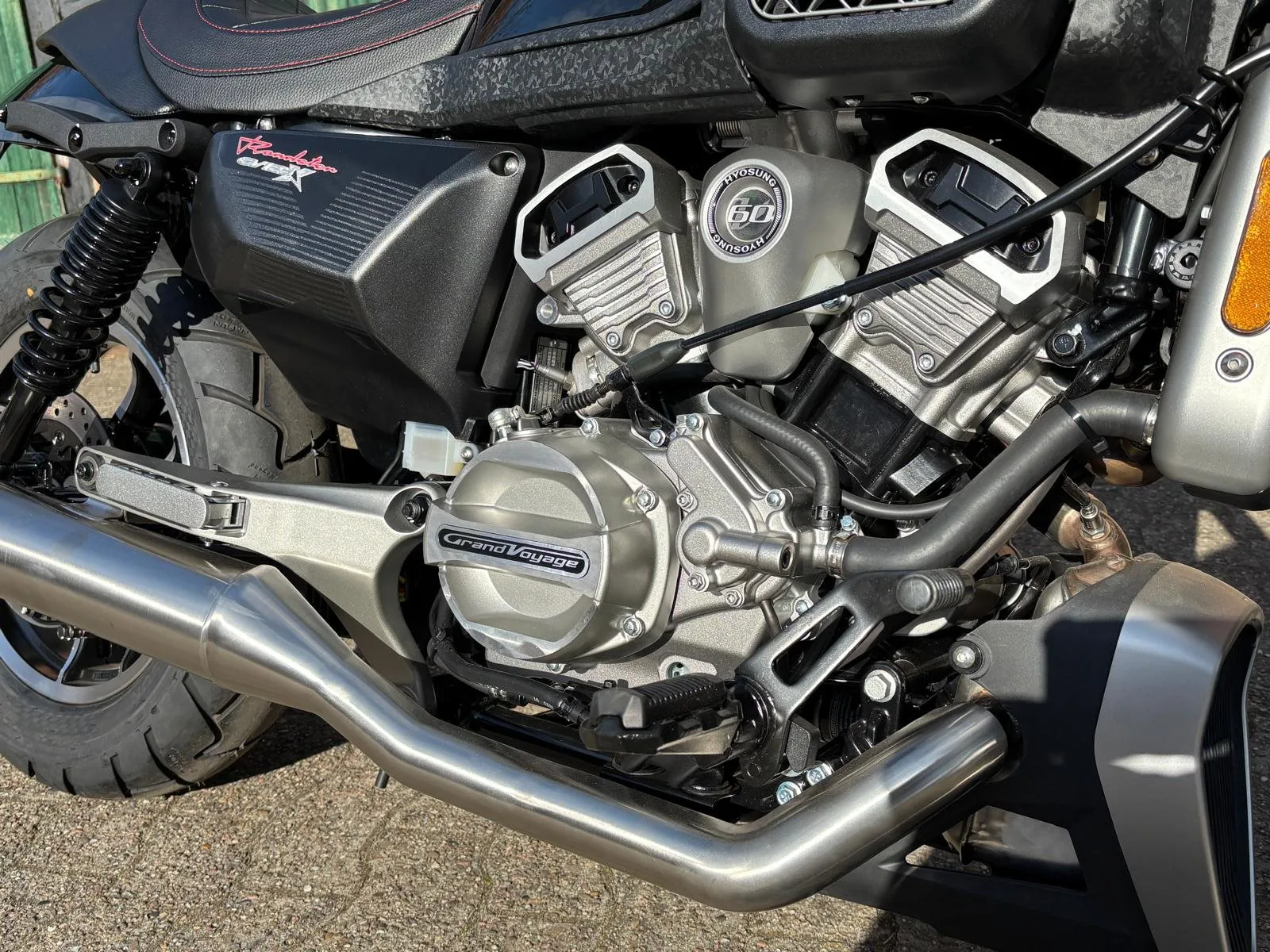 Hyosung GV 125 X ABS inkl. Umbau Kennzeichenhalter I B196