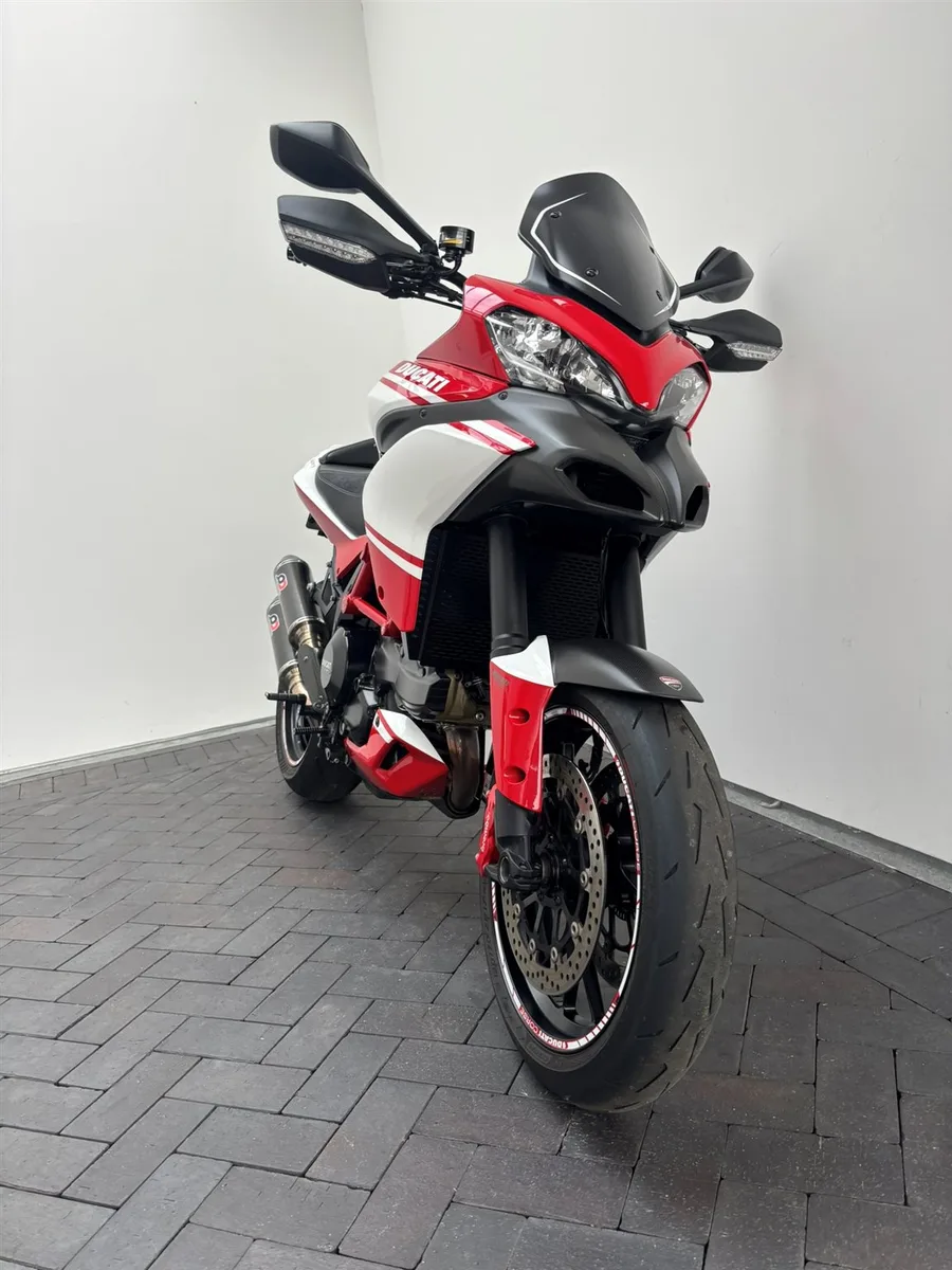 Ducati Multistrada 1200 Pikes Peak Umbau auf Rechtsschaltung und Daumenbremse!
