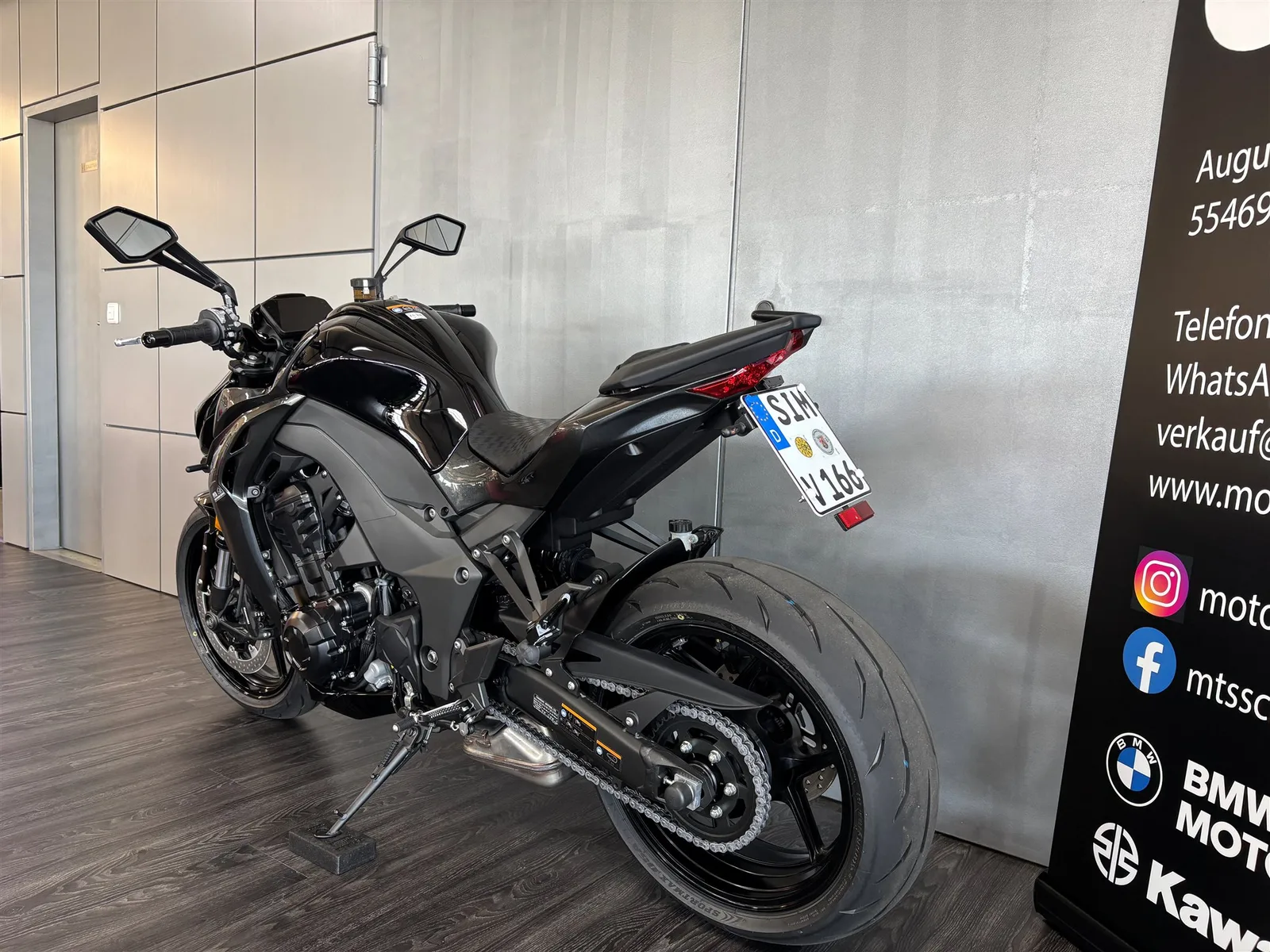 Kawasaki Z1100 kurzes Heck, Miniblinker, BODIS