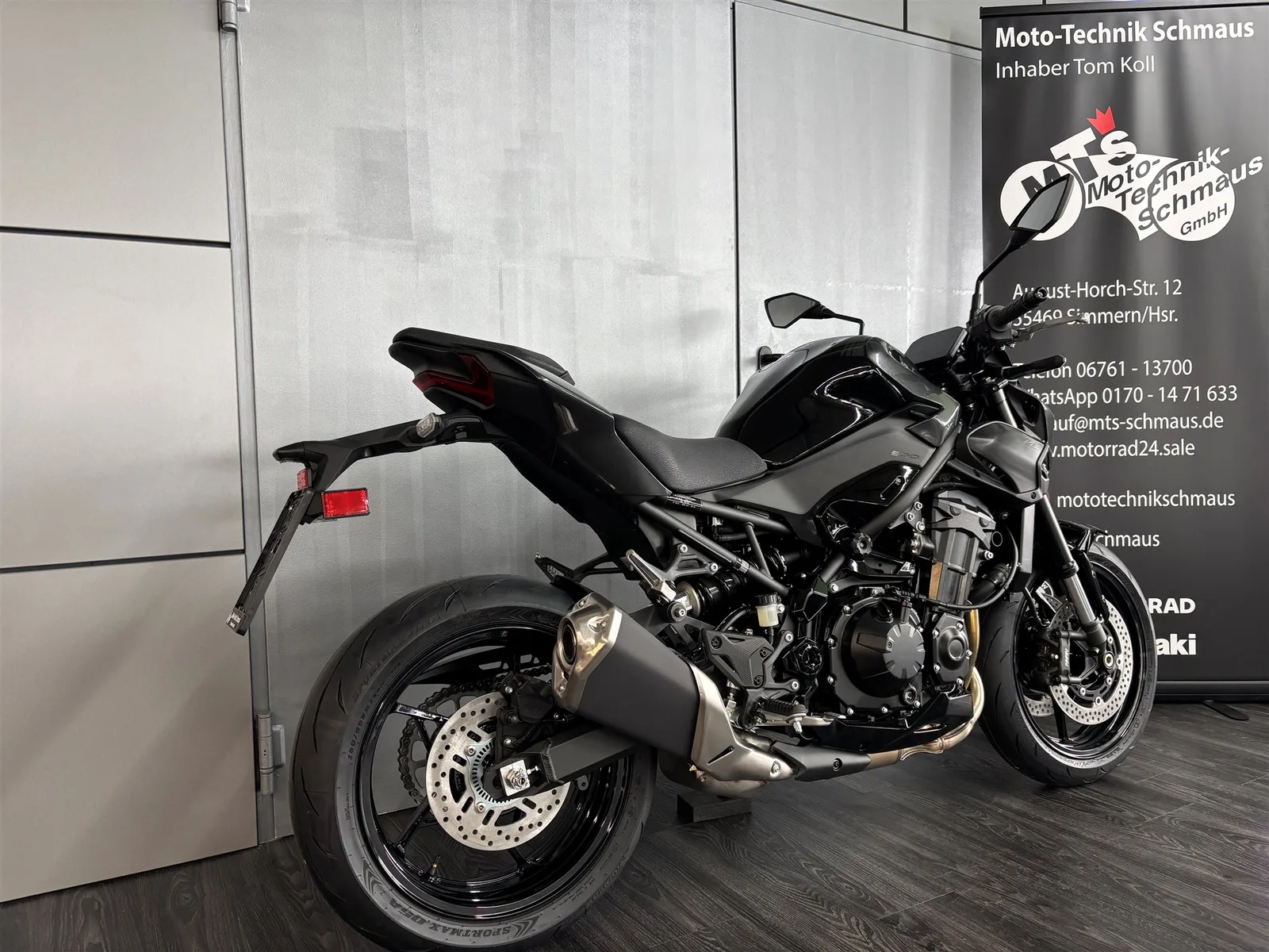 Kawasaki Z900 Grün und schwarz sofort verfügbar