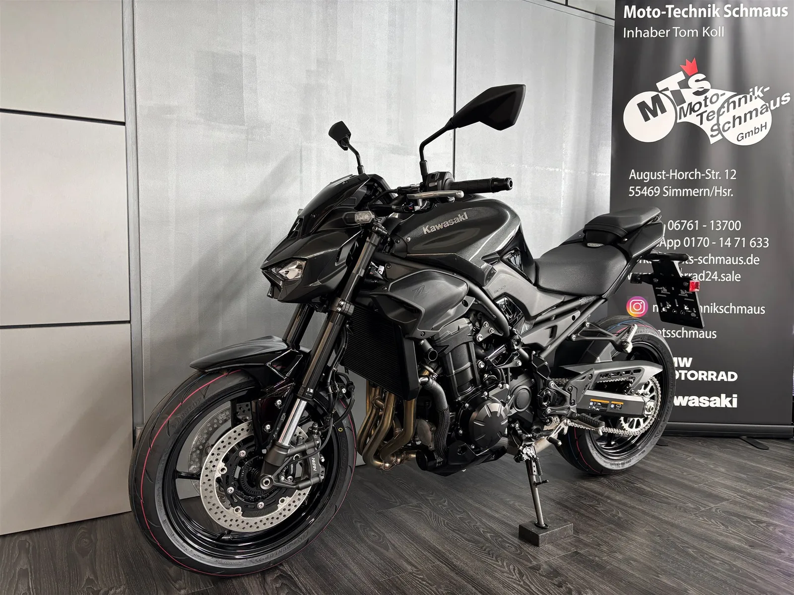 Kawasaki Z900 Grün und schwarz sofort verfügbar