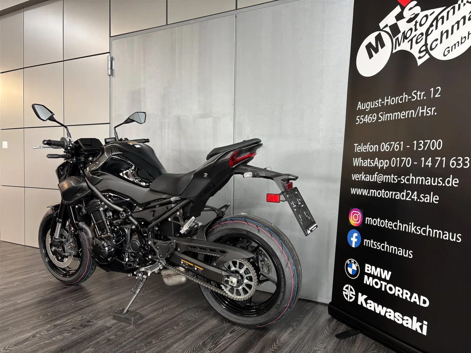 Kawasaki Z900 Grün und schwarz sofort verfügbar