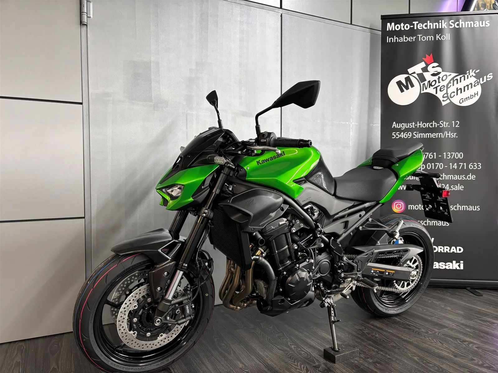 Kawasaki Z900 Grün und schwarz sofort verfügbar