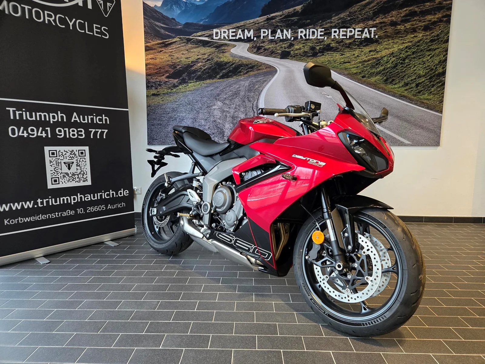 Triumph Daytona 660 Angebot: "inklusive Quickshifter"