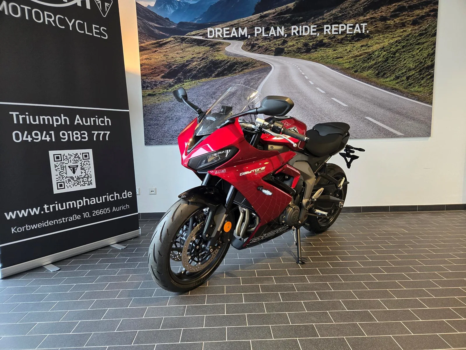 Triumph Daytona 660 Angebot: "inklusive Quickshifter"