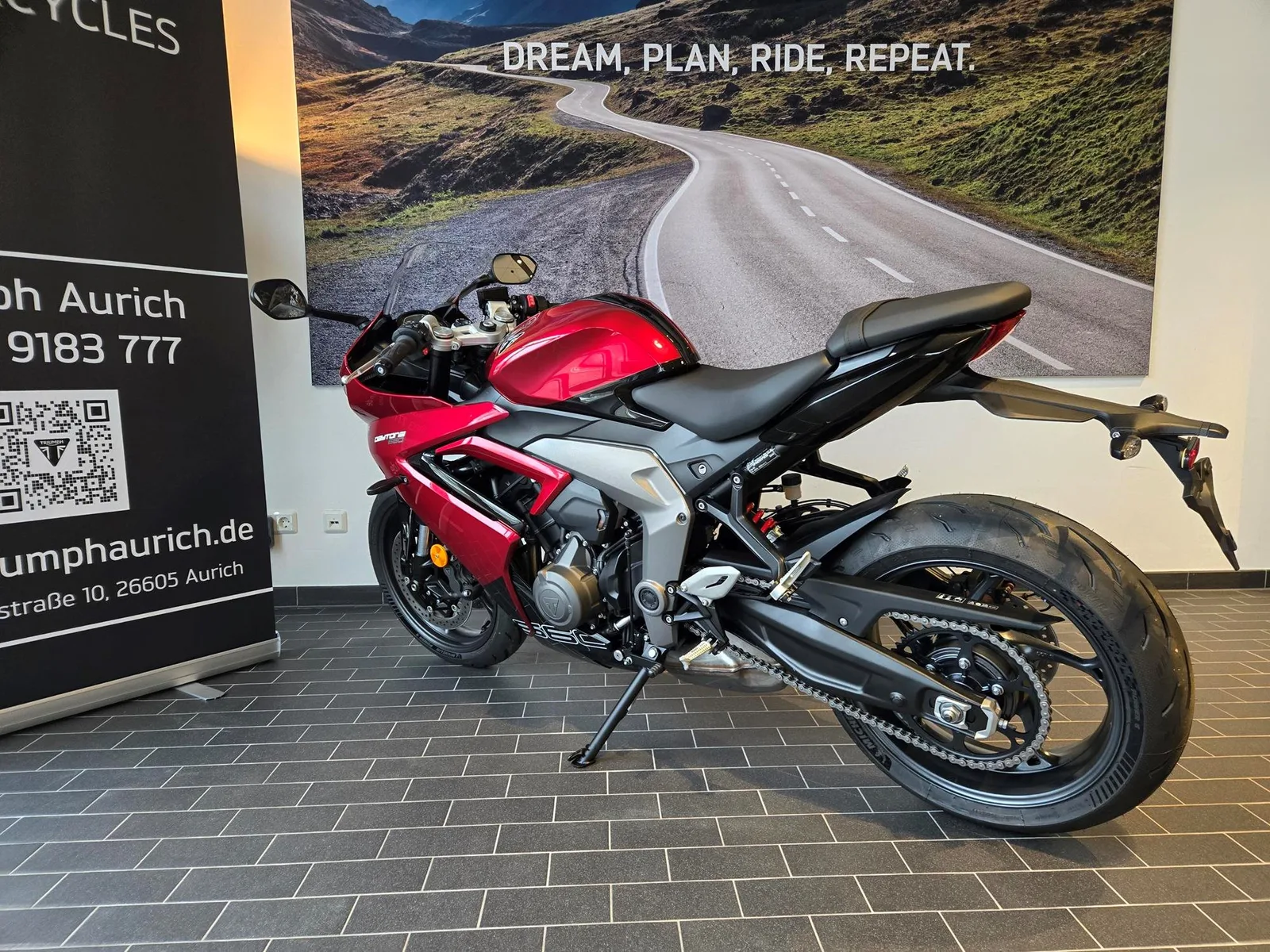 Triumph Daytona 660 Angebot: "inklusive Quickshifter"