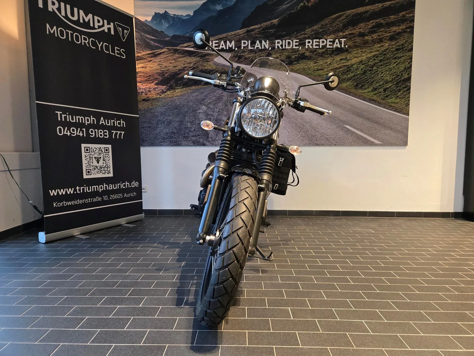 Triumph Scrambler 900 Icon Edition mit Zubehör
