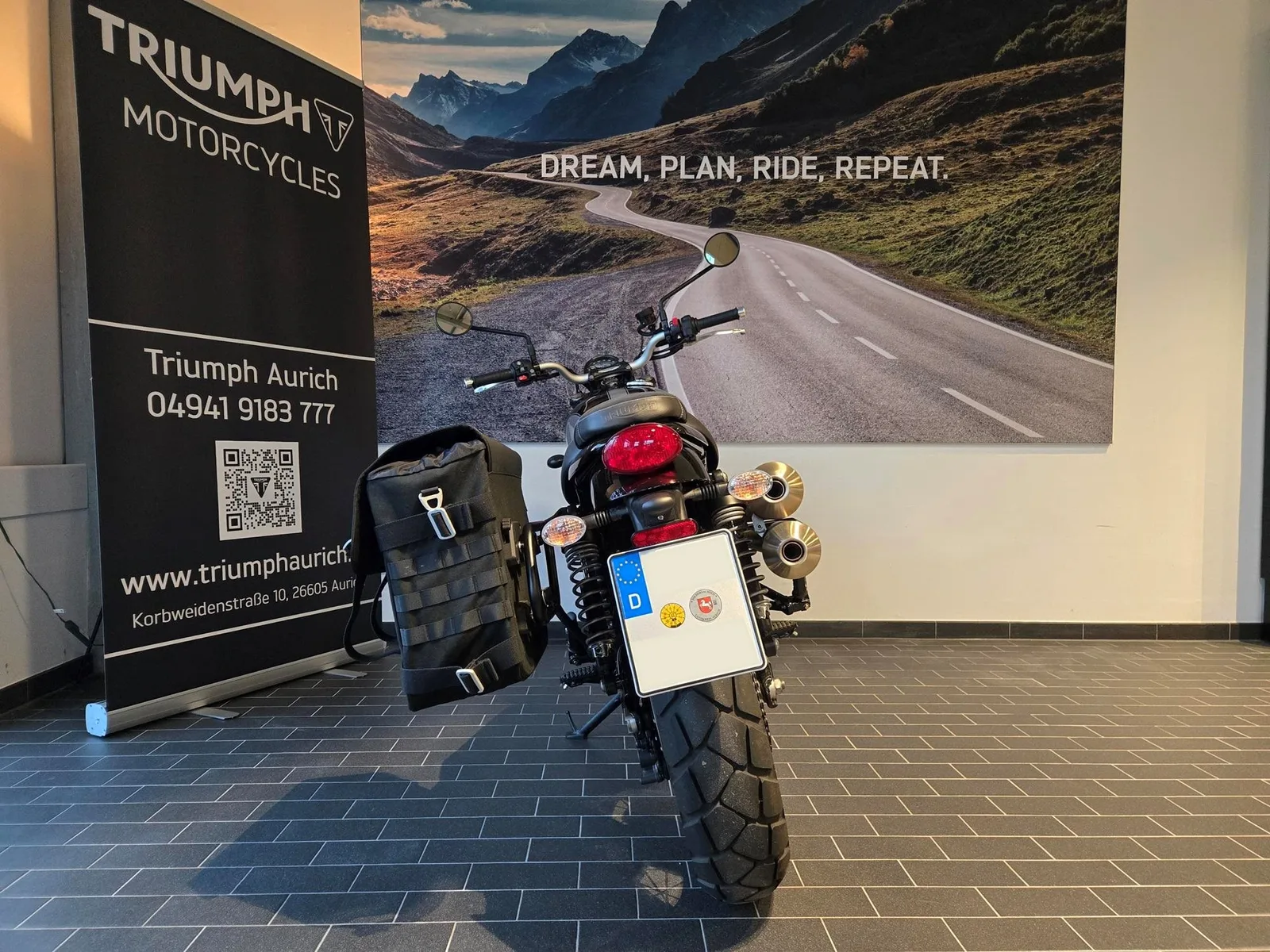 Triumph Scrambler 900 Icon Edition mit Zubehör
