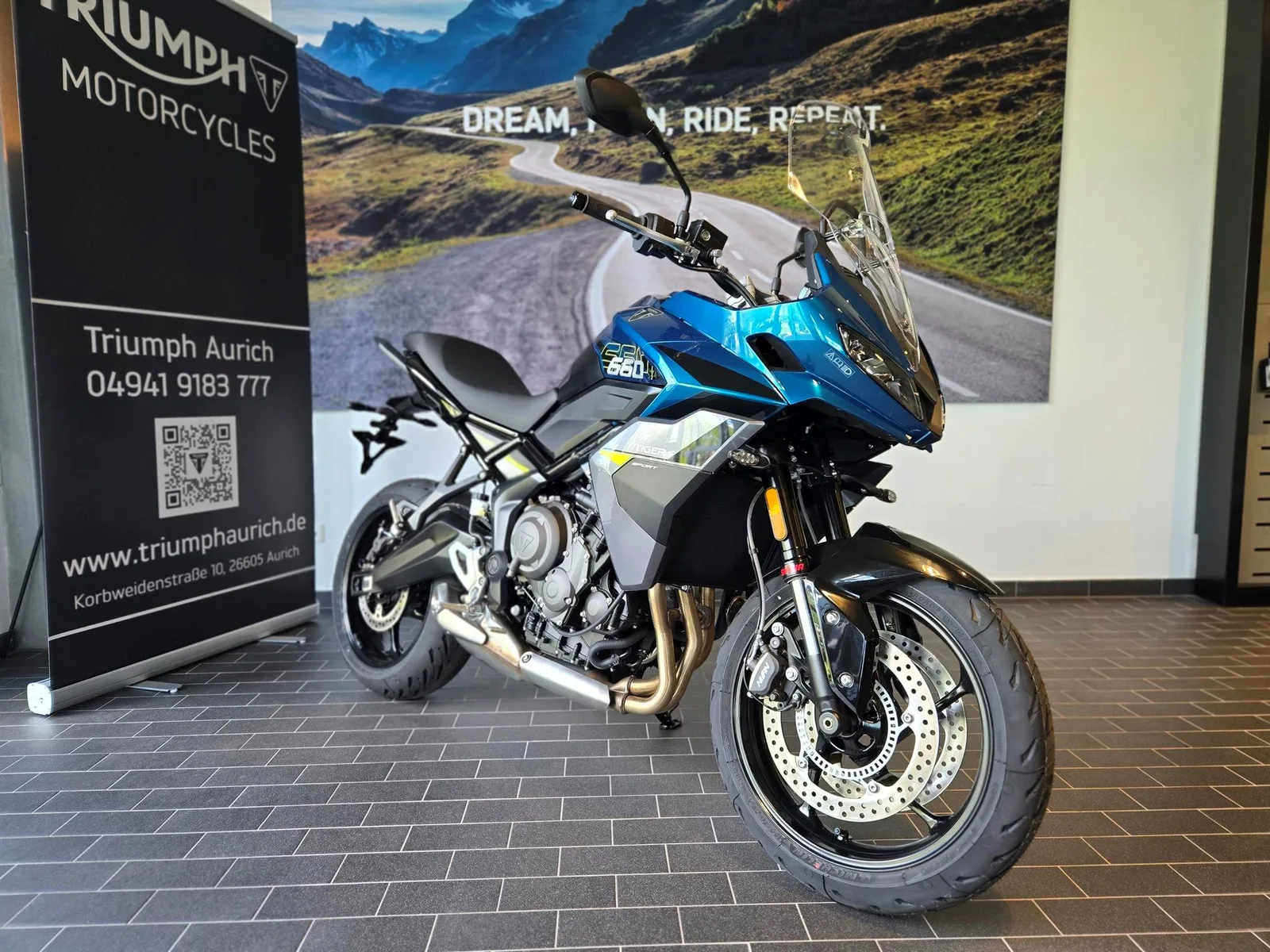 Triumph Tiger Sport 660 Kostenloses A2 Drosselkit sichern