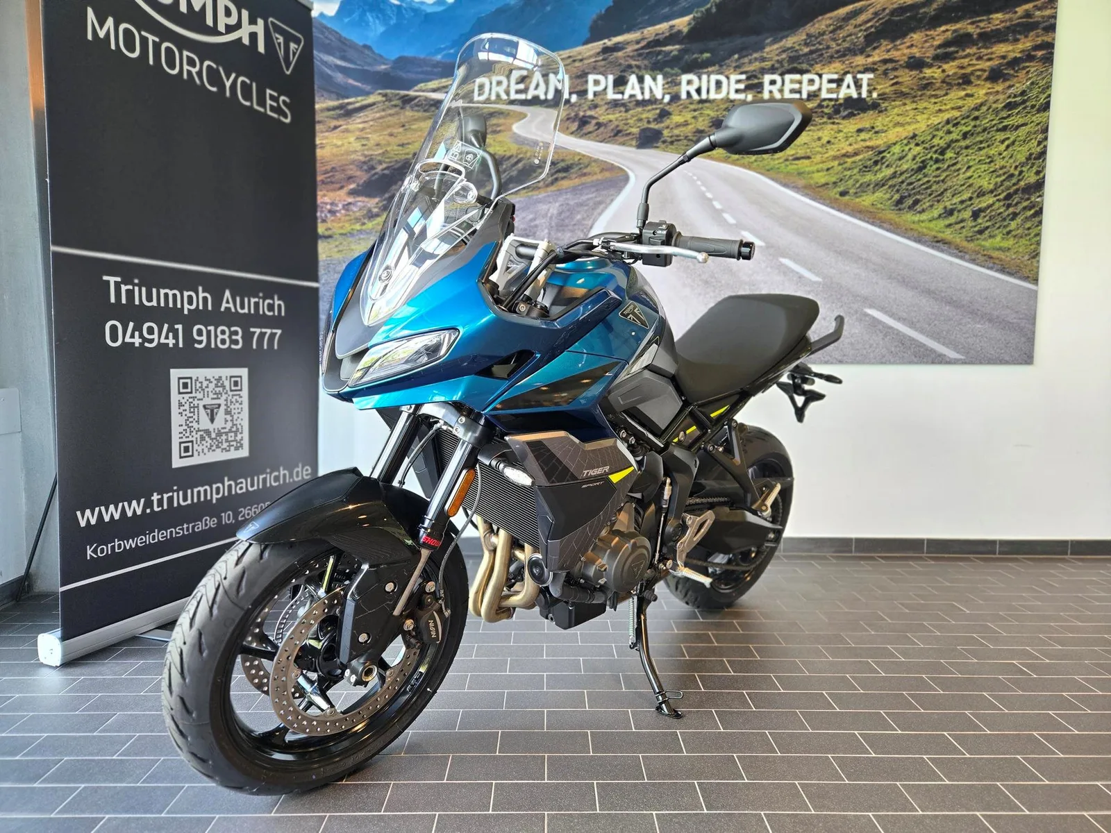 Triumph Tiger Sport 660 Kostenloses A2 Drosselkit sichern