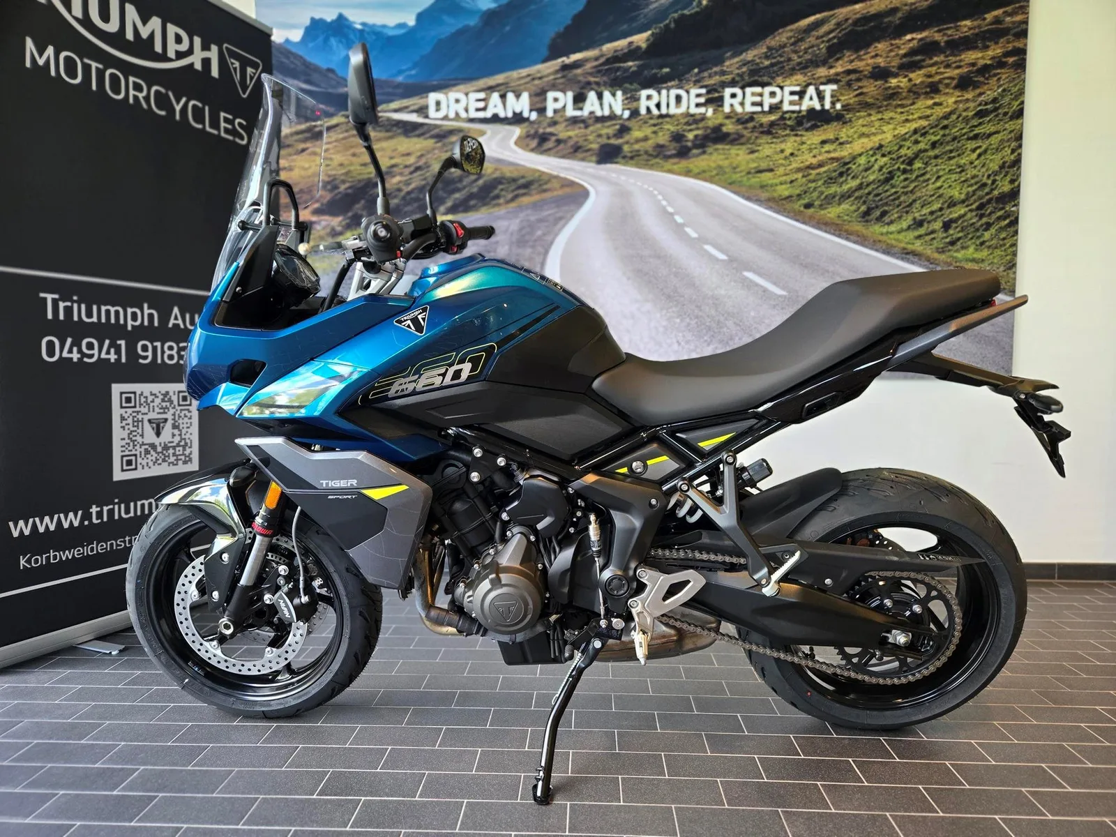Triumph Tiger Sport 660 Kostenloses A2 Drosselkit sichern