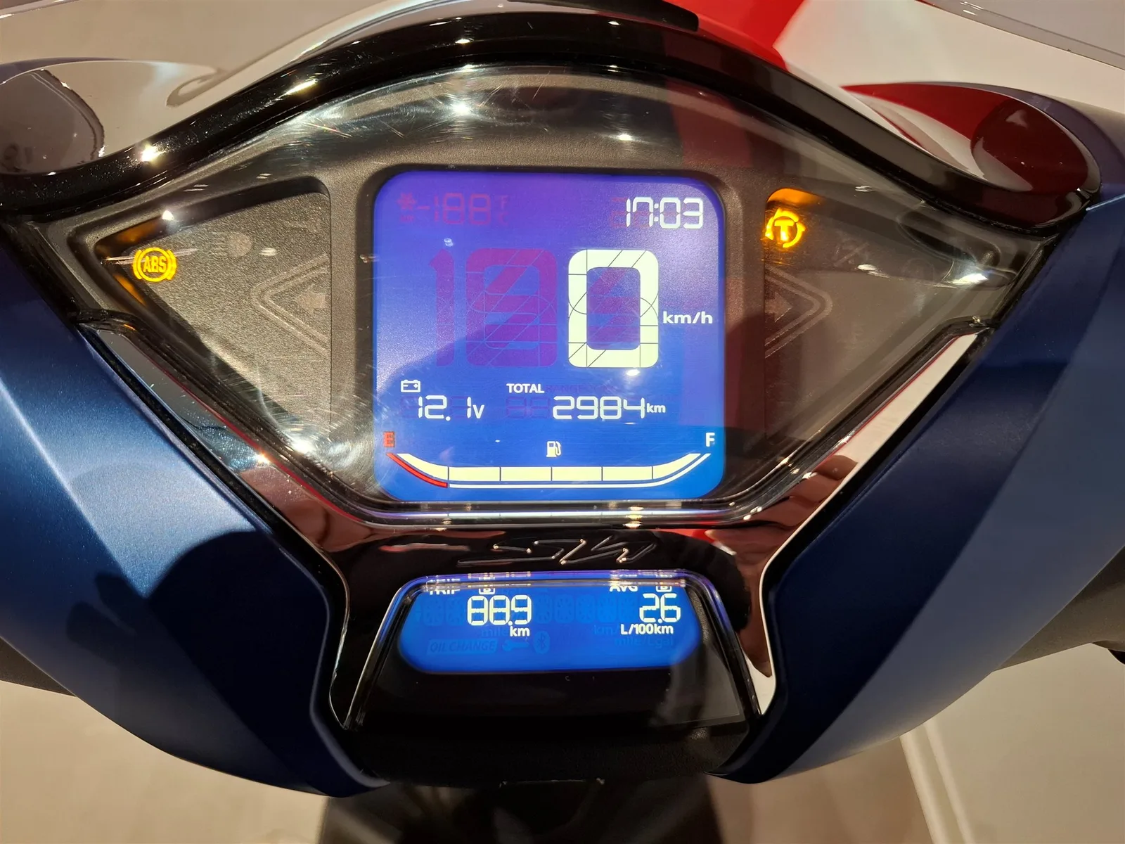 Honda SH150i Tourenscheibe, Topcase