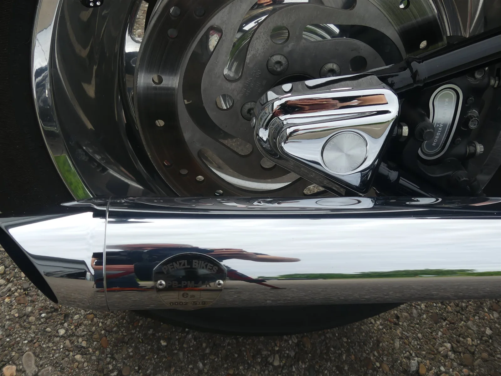 Harley-Davidson Softail Custom FXSTC Penzl Auspuff,Sonderlack,Zubehör