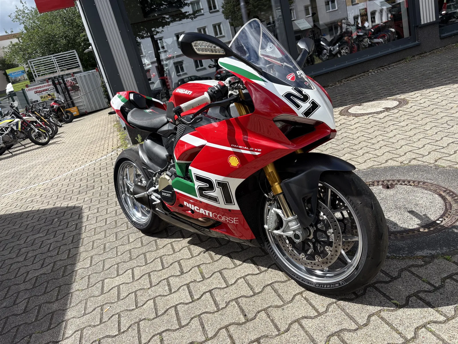 Ducati Panigale V2 Bayliss Edition Inklusive Zubehör, Service neu