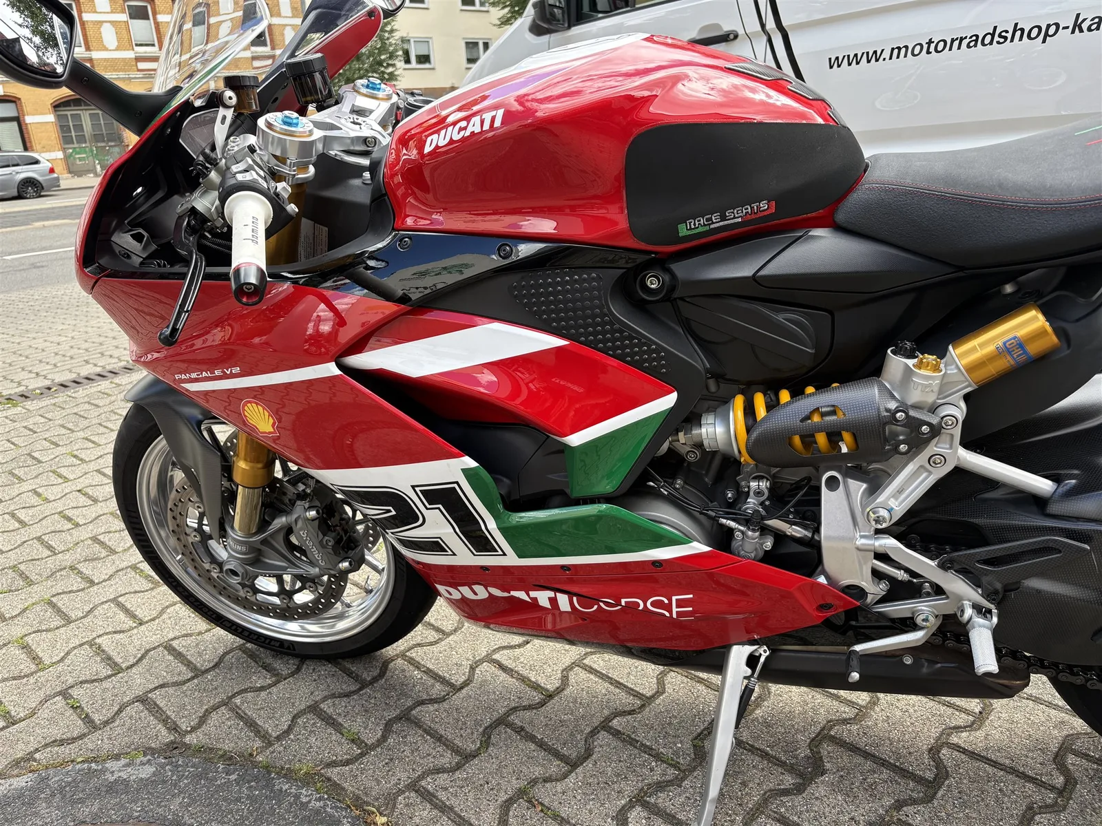Ducati Panigale V2 Bayliss Edition Inklusive Zubehör, Service neu