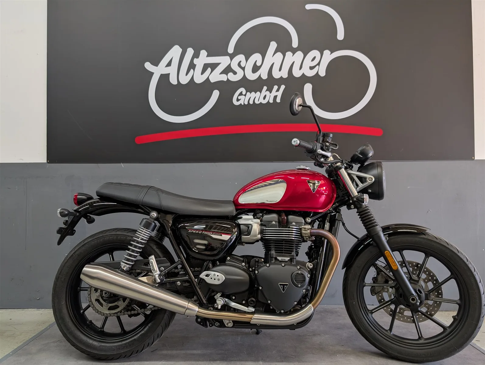 Triumph Speed Twin 900 SCHECKHEFT GEPFLEGT/1Halter/A2 möglich