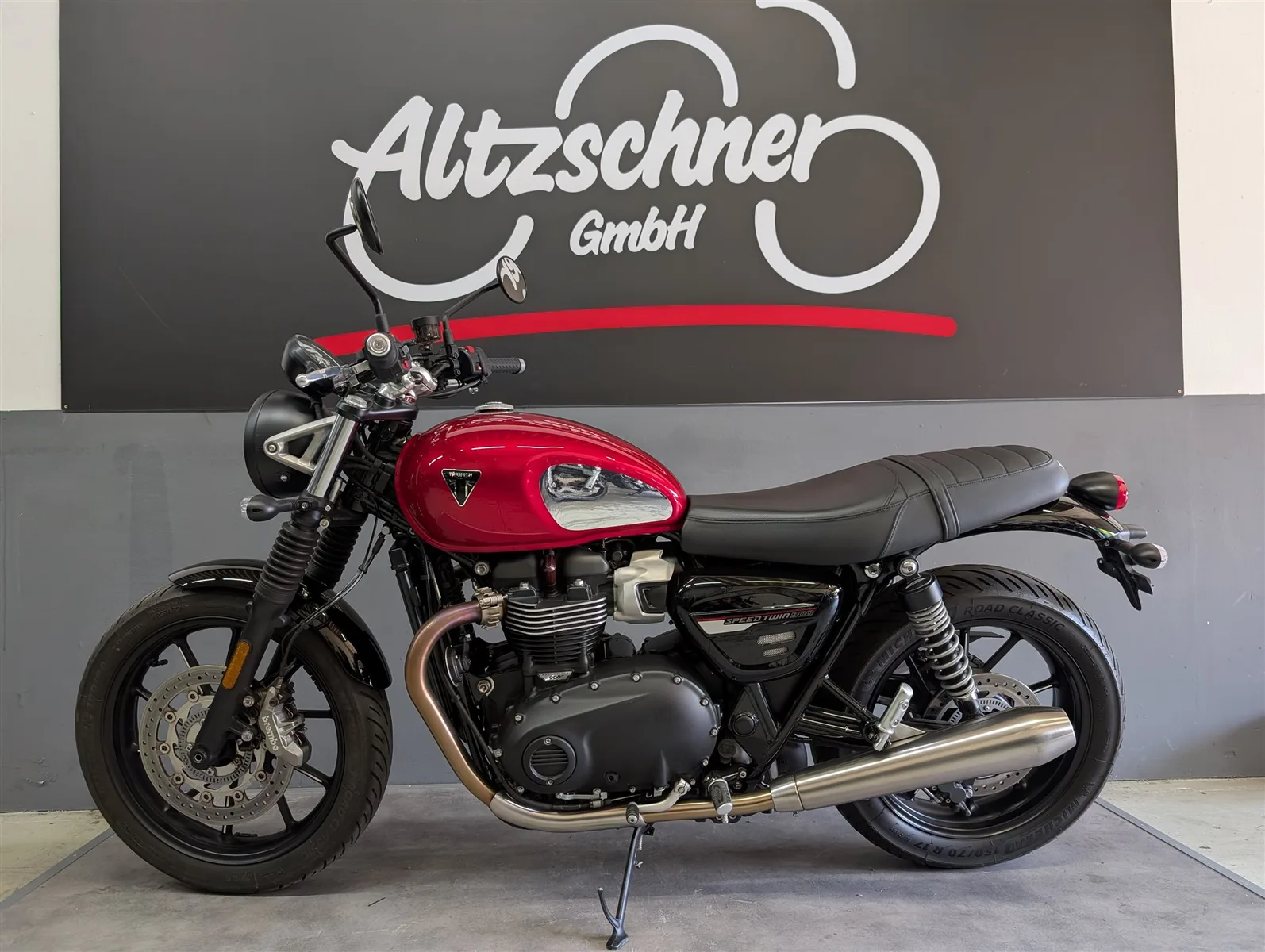 Triumph Speed Twin 900 SCHECKHEFT GEPFLEGT/1Halter/A2 möglich