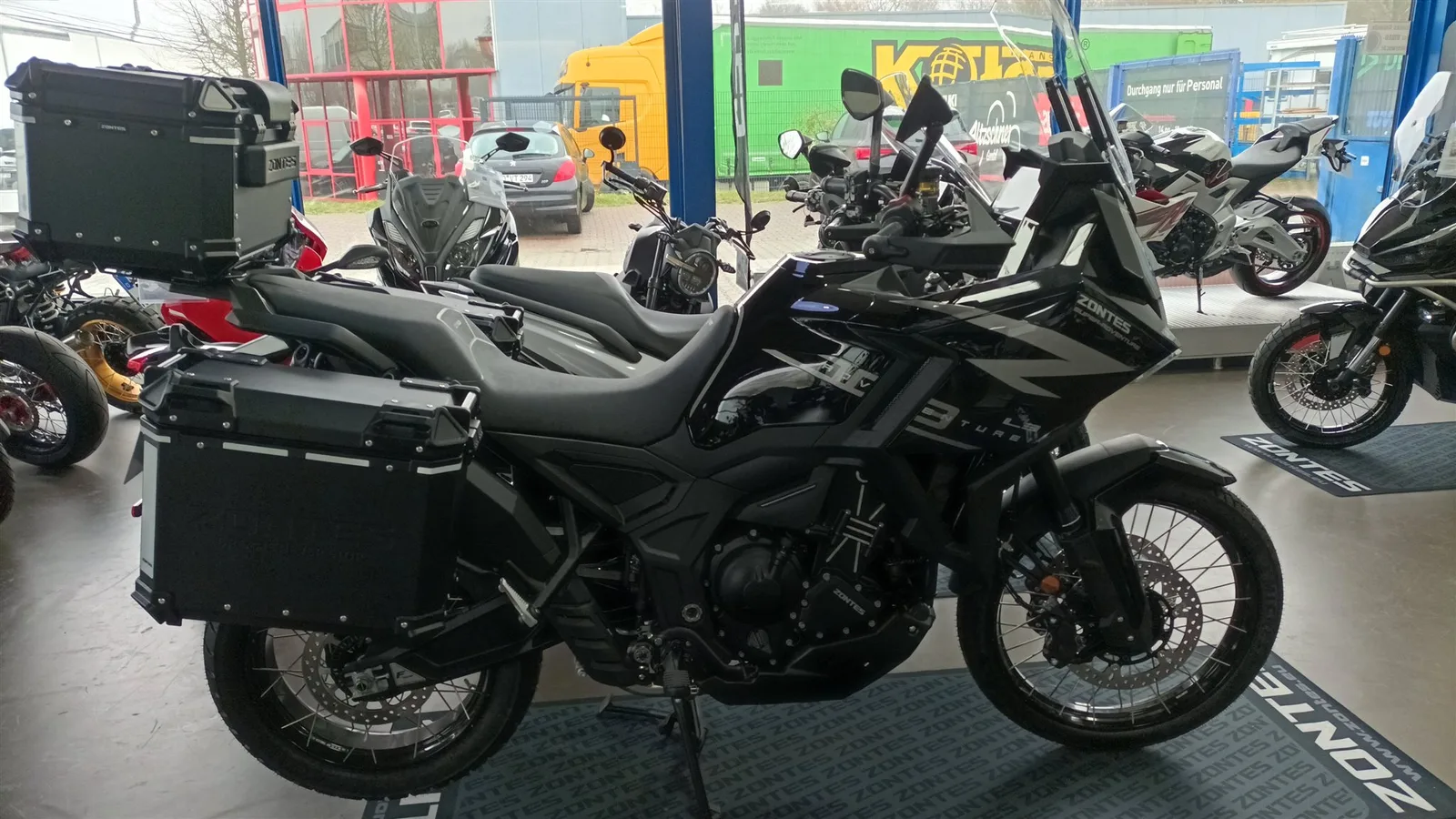 Zontes 703F 3-Zyl-Enduro/Koffersatz gratis/auch A2-tauglich