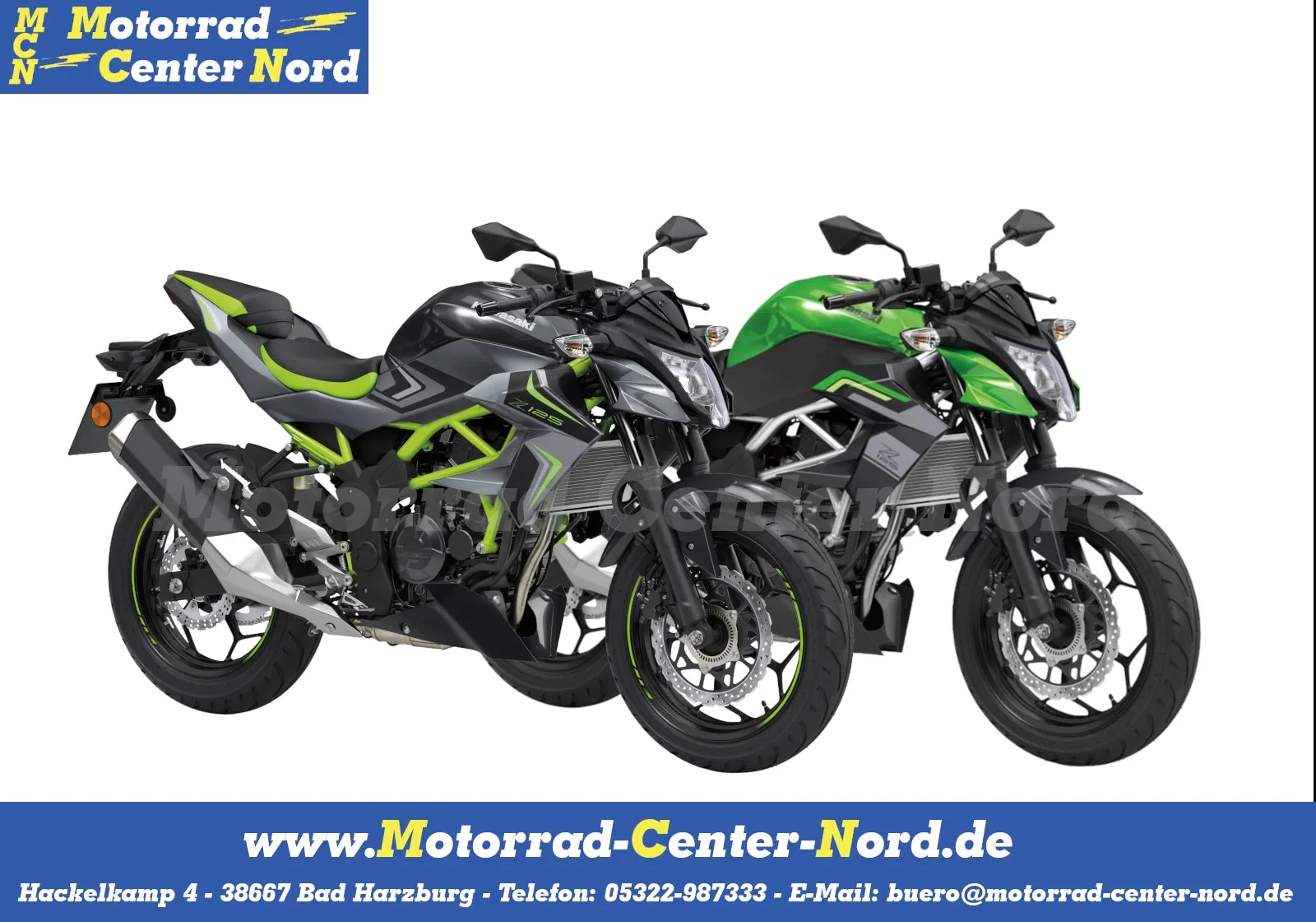 Kawasaki Z125 Modell 2026 500€ Starterbonus möglich!\*
