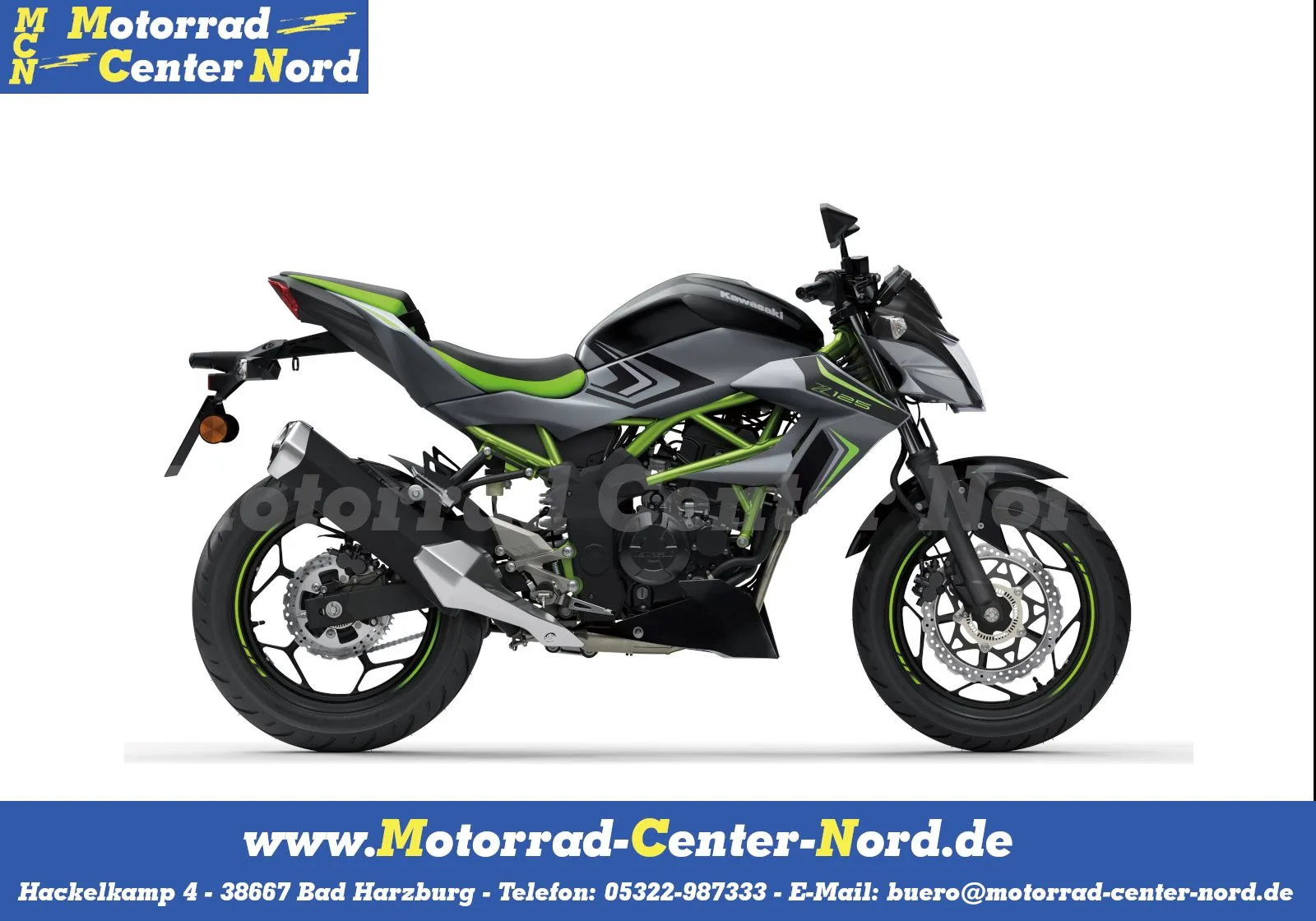 Kawasaki Z125 Modell 2026 500€ Starterbonus möglich!\*
