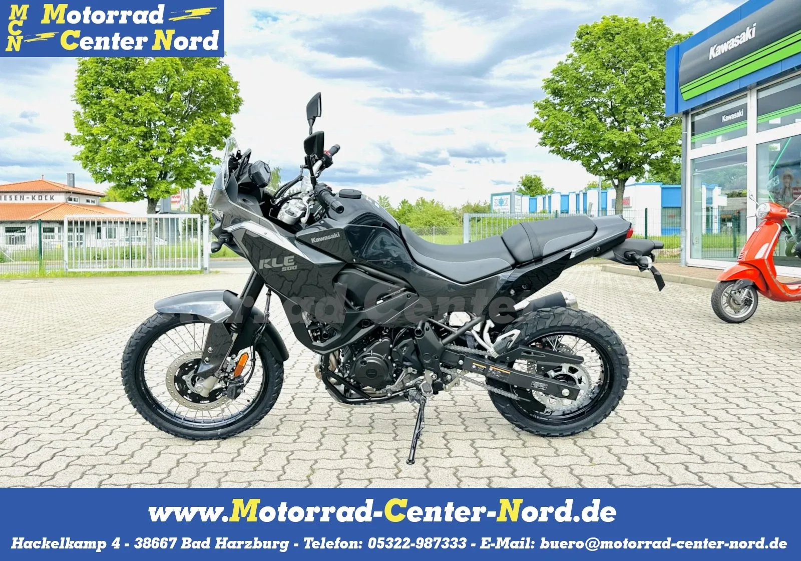Kawasaki KLE500 Modell 2026 -> 500 Euro Fernweh-Bonus