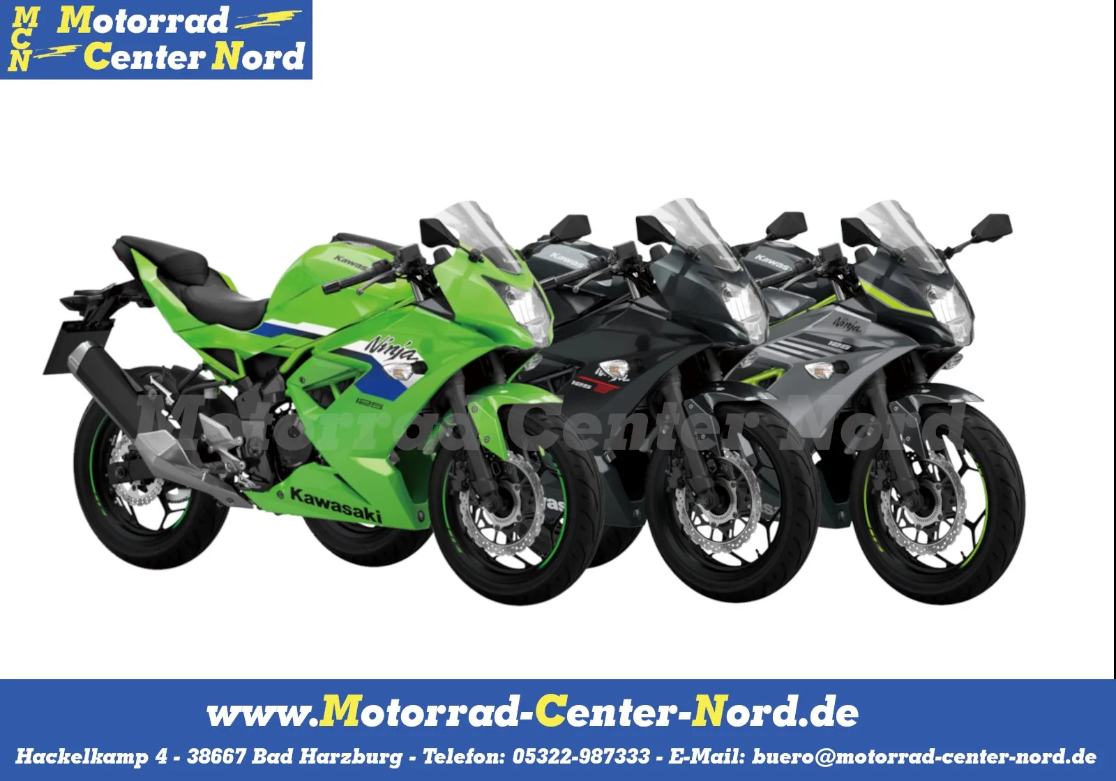Kawasaki Ninja 125 Modell 2026 500€ Starterbonus möglich!\*