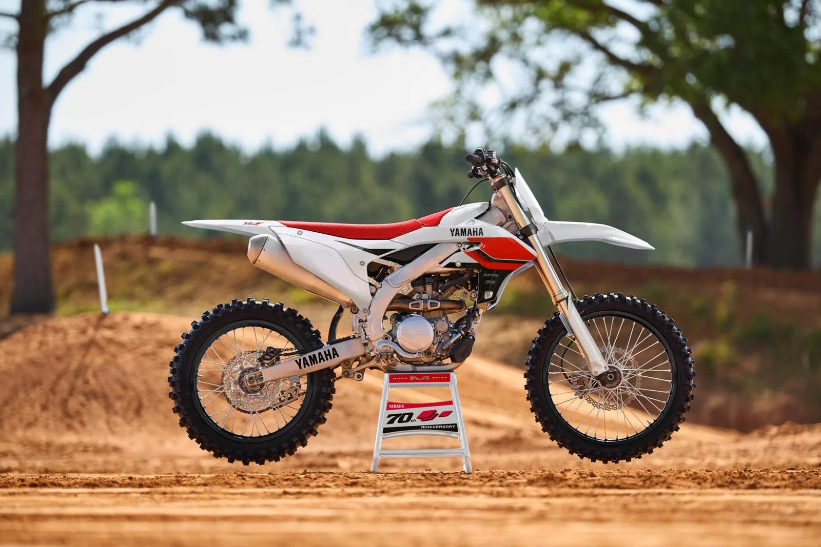 Yamaha YZ250F 70th Anniversary Edition, MY 2026 - Anniversary White