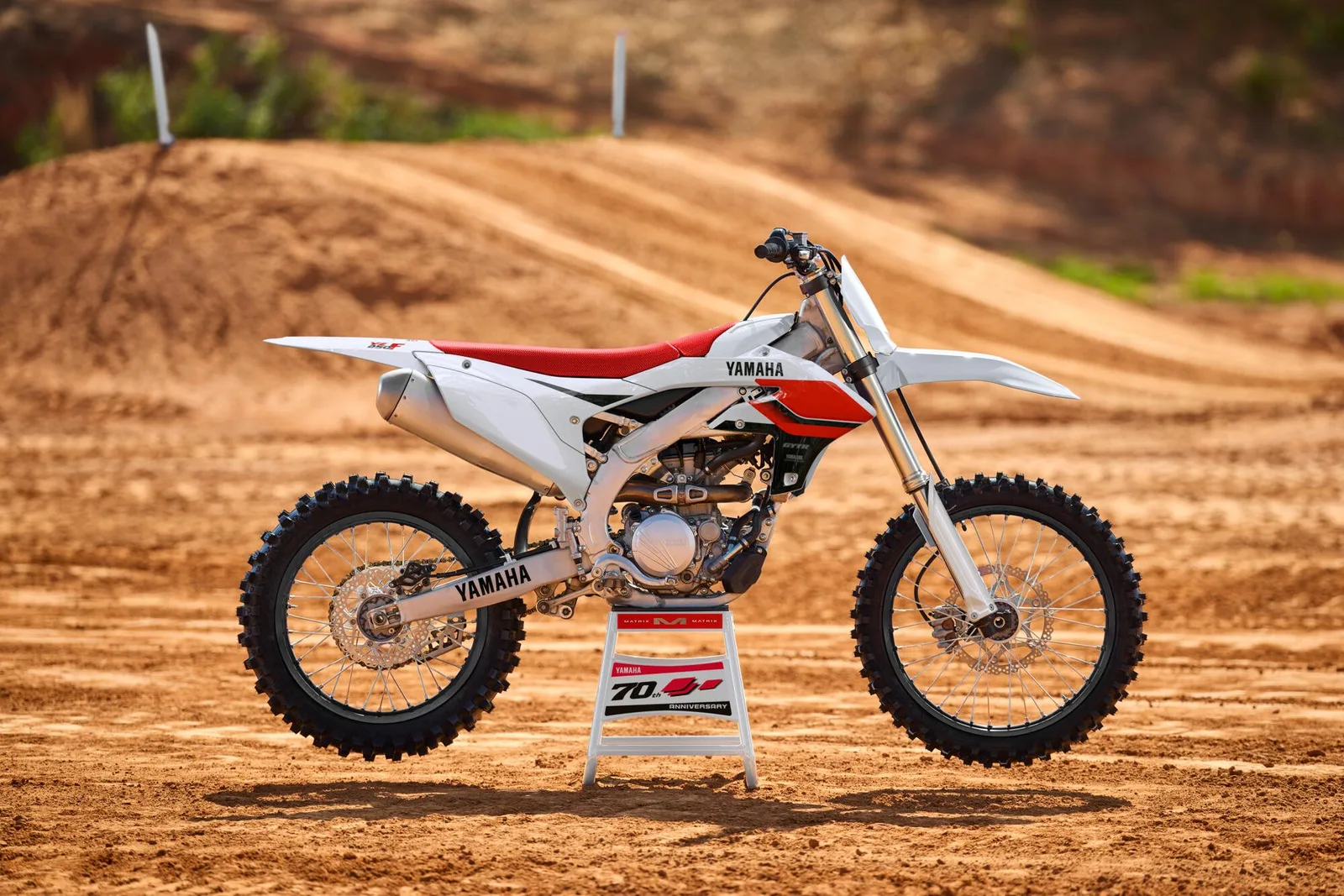 Yamaha YZ250F 70th Anniversary Edition, MY 2026 - Anniversary White