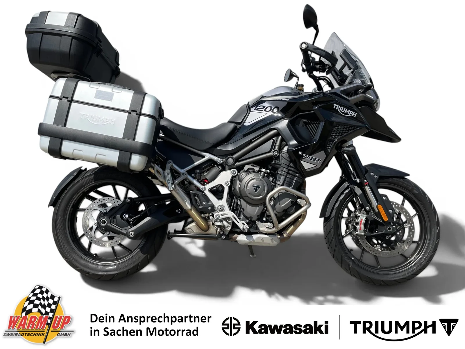 Triumph Tiger 1200 GT PRO Kofferset | Arrow Auspuff