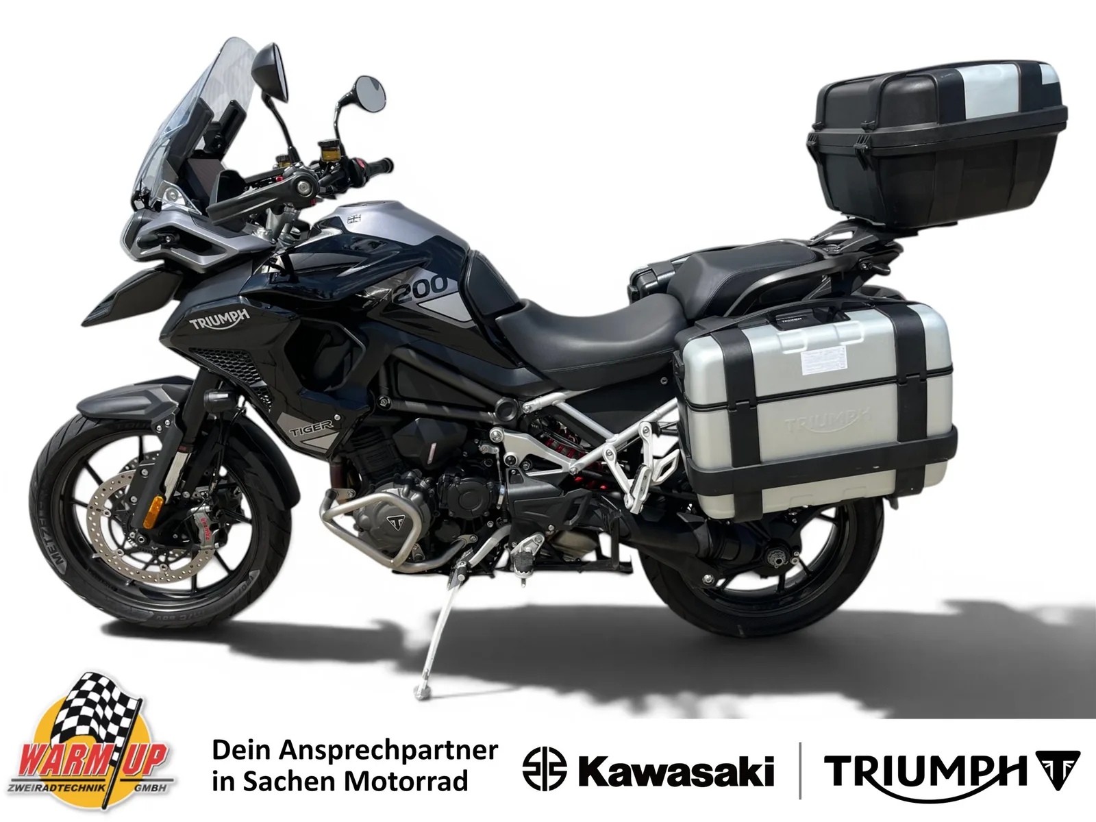 Triumph Tiger 1200 GT PRO Kofferset | Arrow Auspuff
