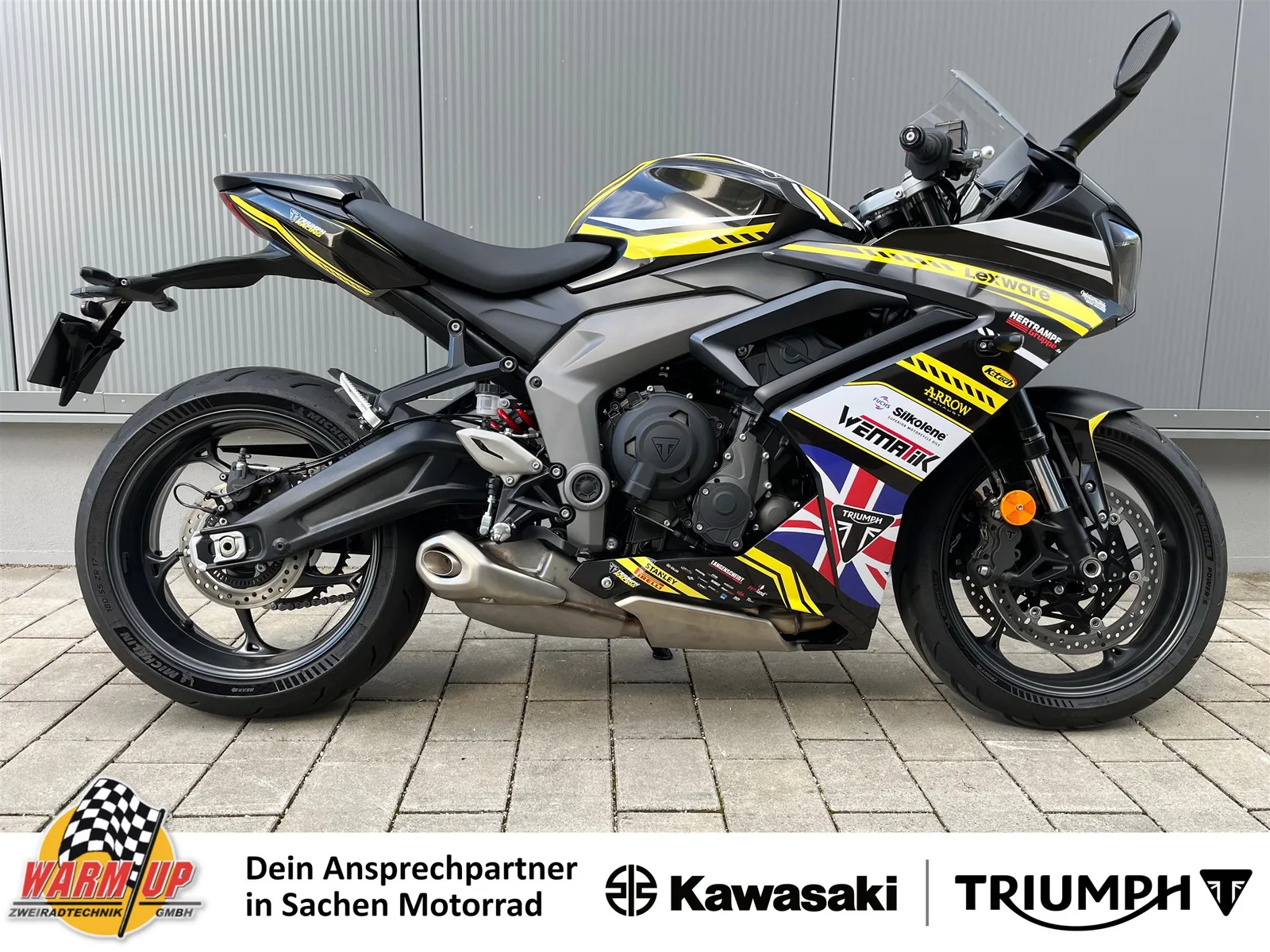 Triumph Daytona 660 inkl. Dekorsatz | wenig Km | A2 möglich