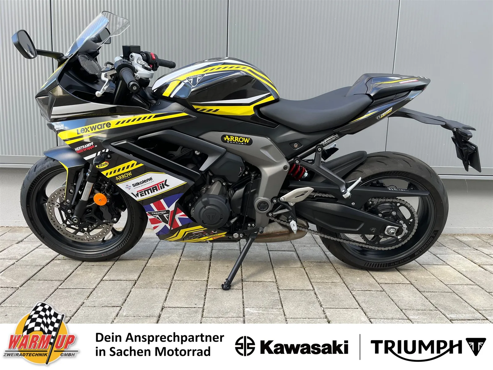 Triumph Daytona 660 inkl. Dekorsatz | wenig Km | A2 möglich