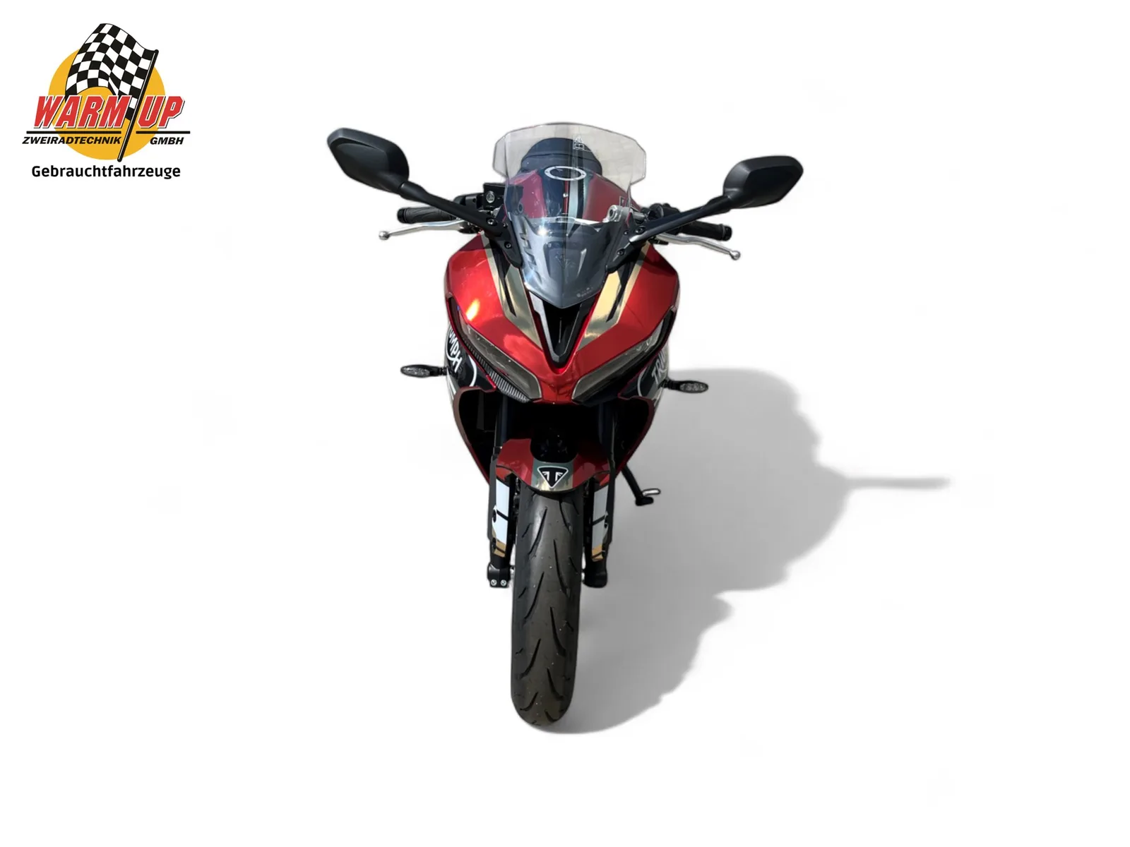 Triumph Daytona 660 Mit sportlichem Komplett-Dekorsatz