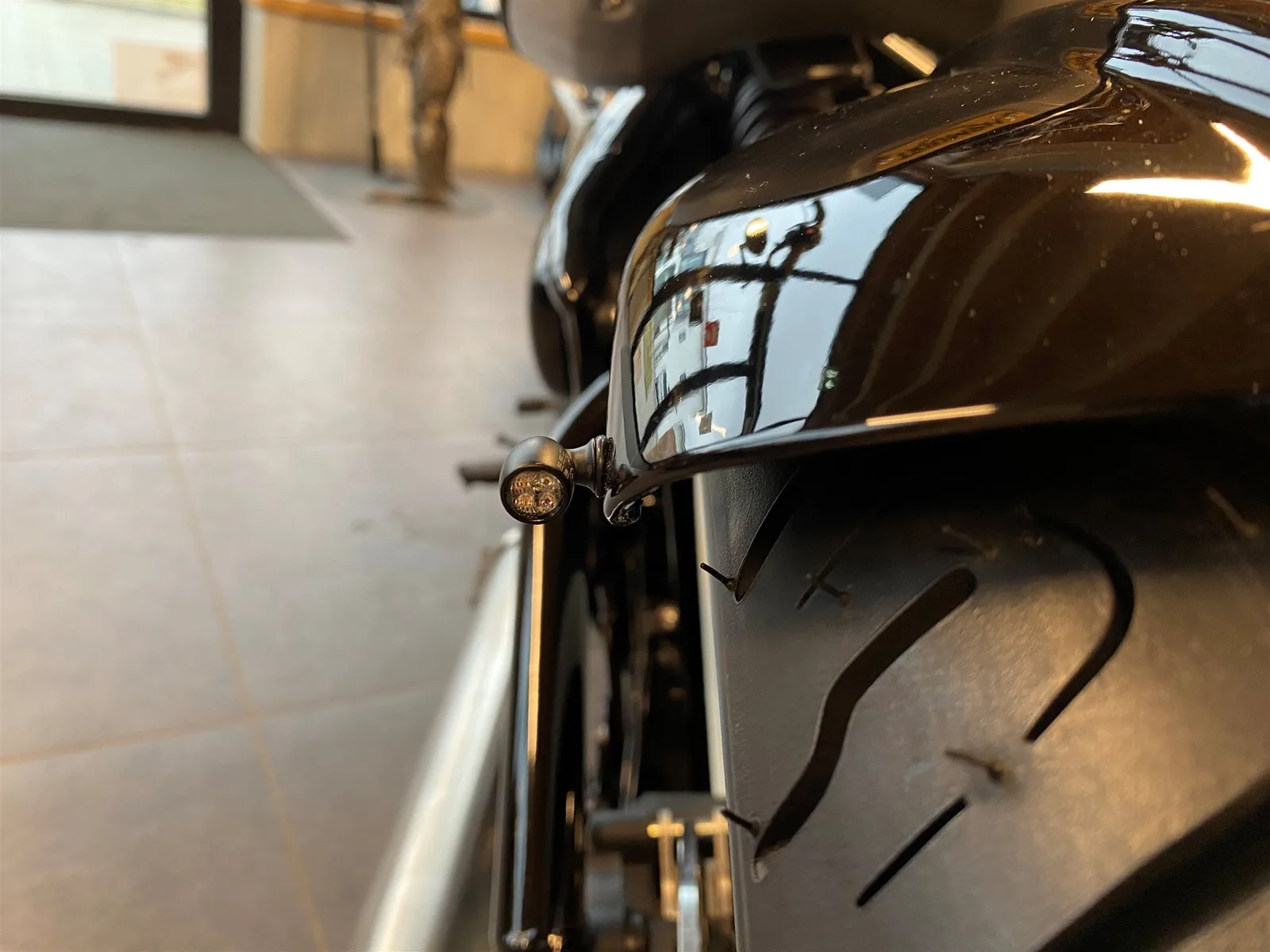 Triumph Bonneville Bobber Custom-Umbau | gray-orange Unikat