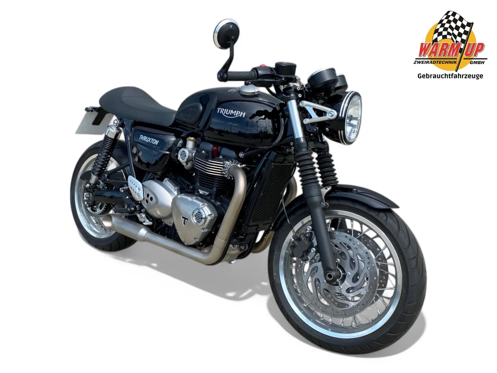 Triumph Thruxton stark umgebaut