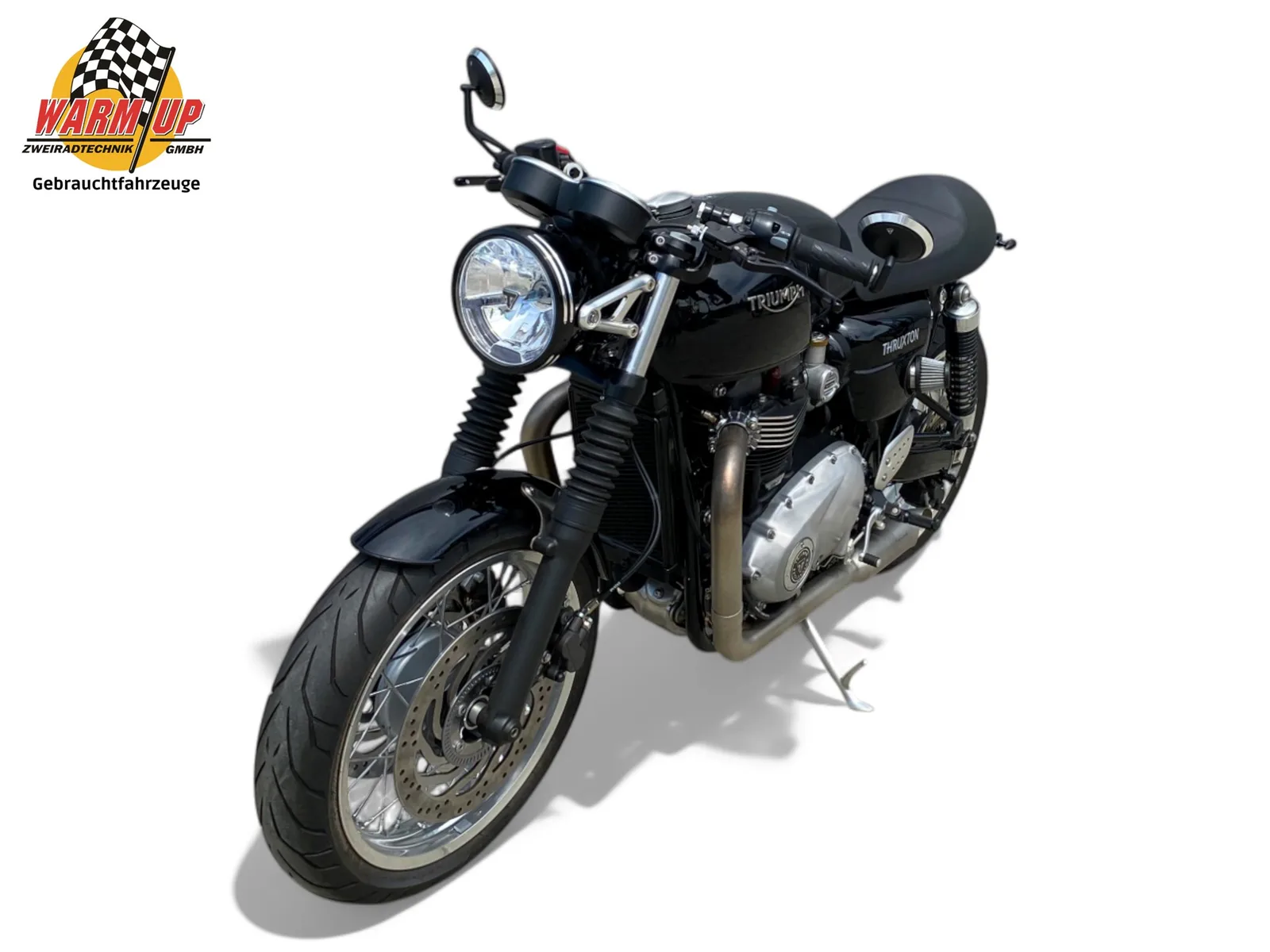 Triumph Thruxton stark umgebaut