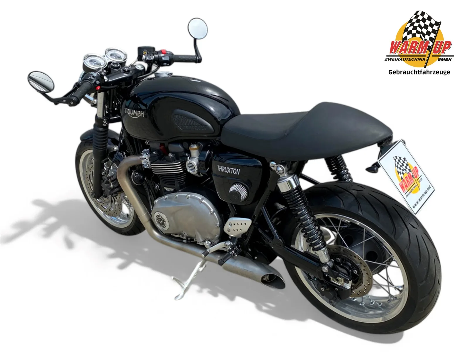 Triumph Thruxton stark umgebaut